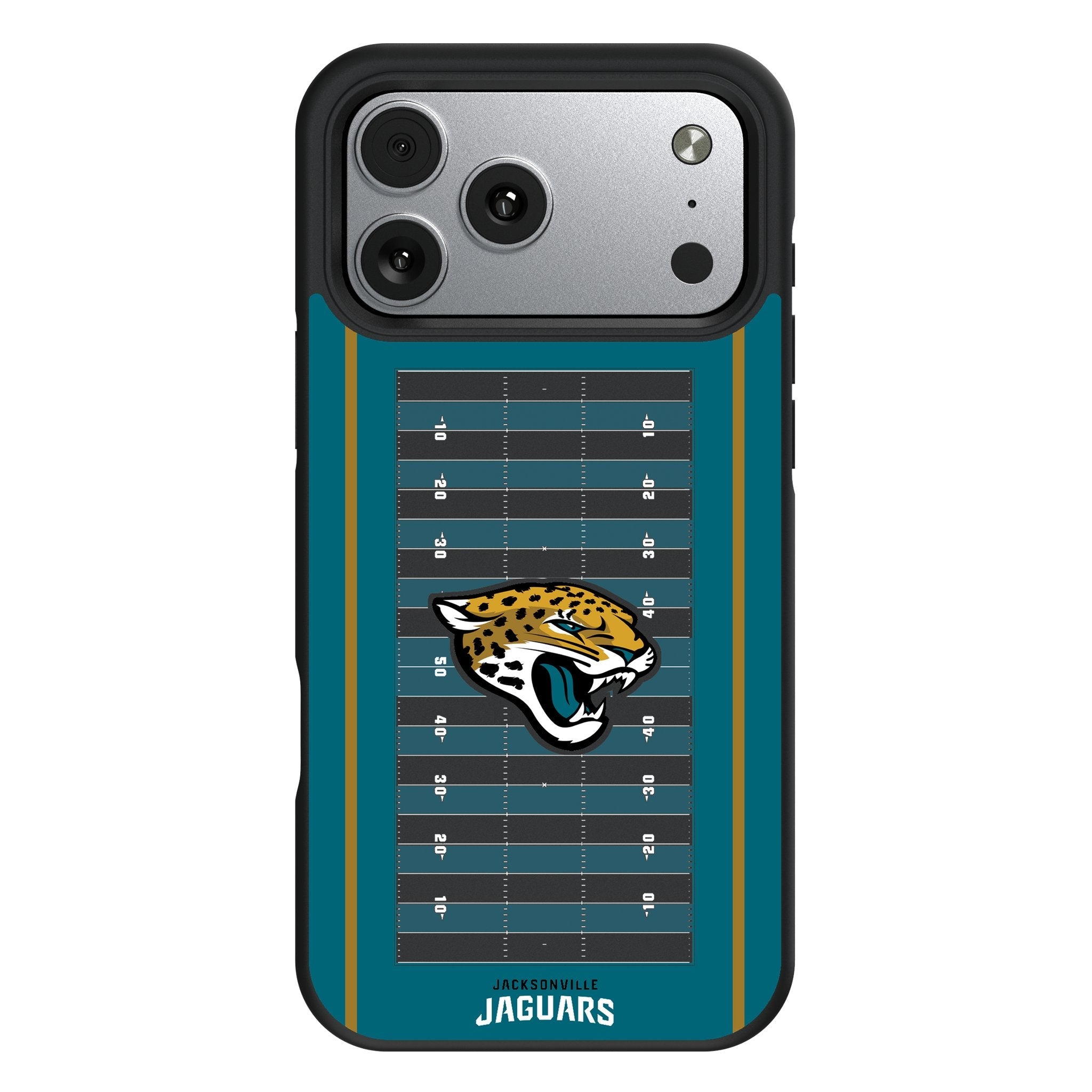 Jacksonville Jaguars Field Bump Phone Case for Apple iPhone 17 Series 1
