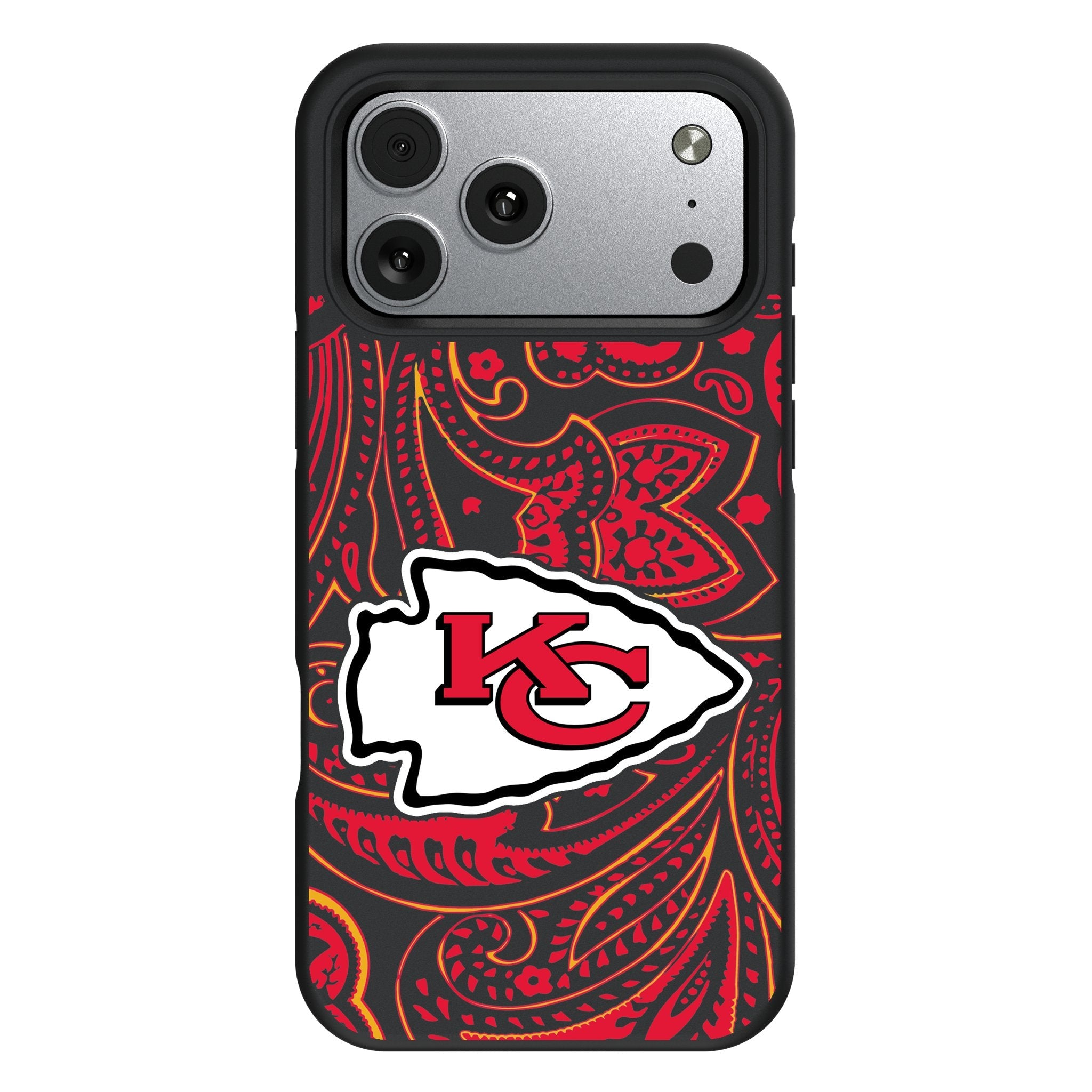 Kansas City Chiefs Paisley Bump Phone Case for Apple iPhone 17 Series 1