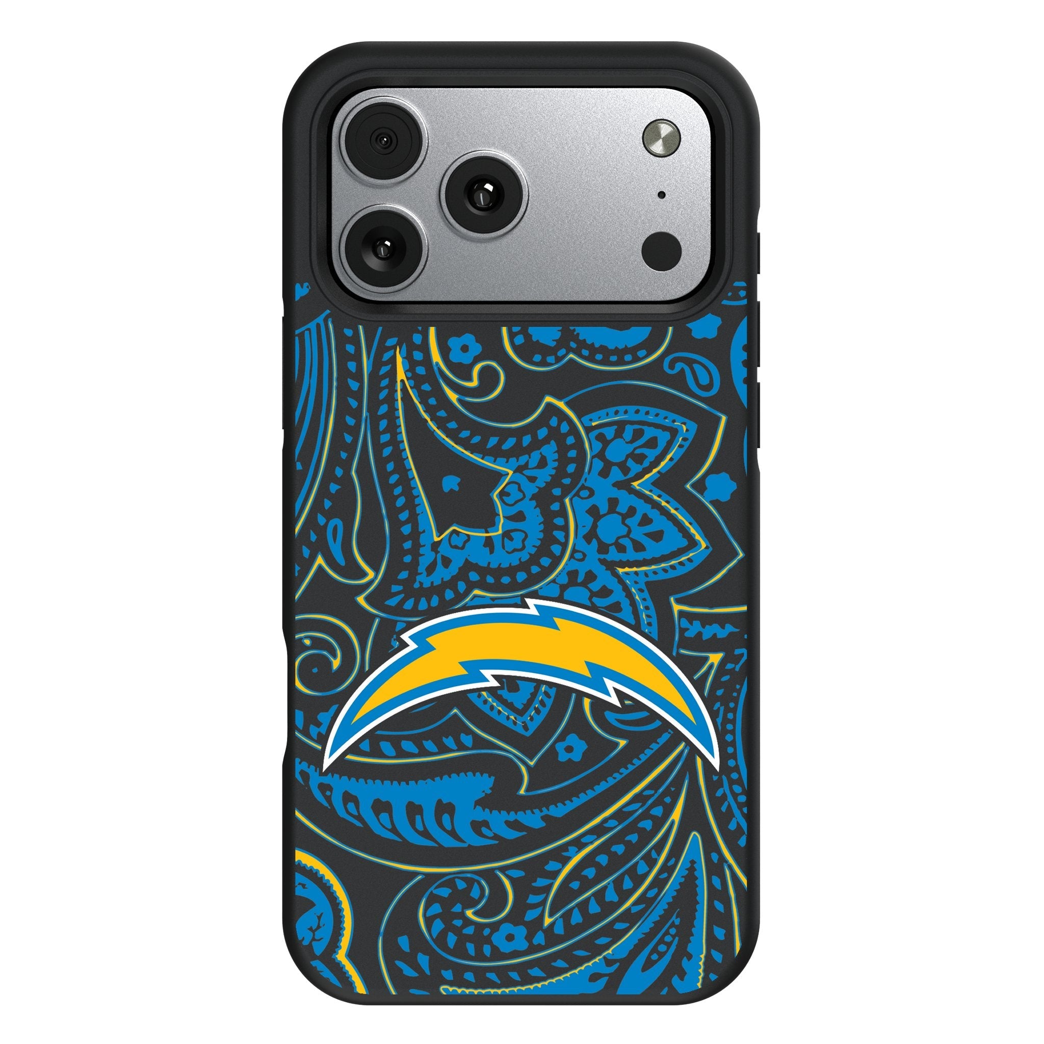 Los Angeles Chargers Paisley Bump Phone Case for Apple iPhone 17 Series 1