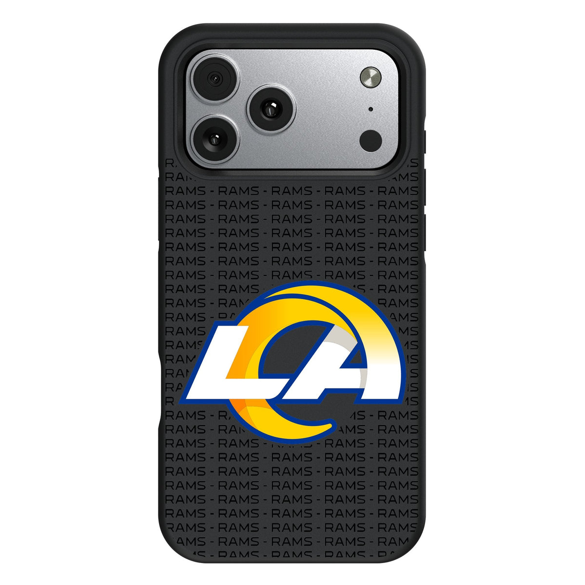 Los Angeles Rams Text Backdrop Bump Phone Case for Apple iPhone 17 Series 1