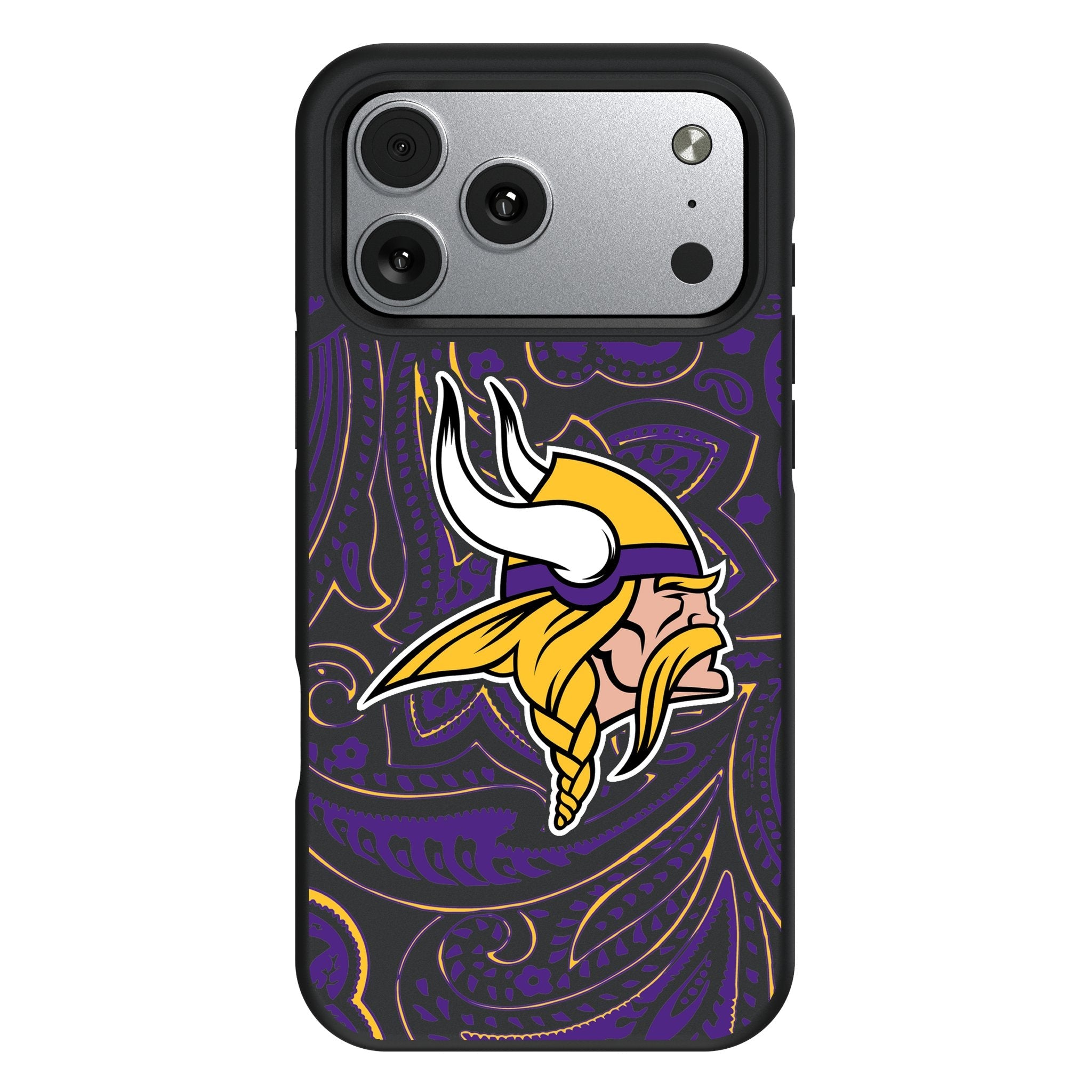 Minnesota Vikings Paisley Bump Phone Case for Apple iPhone 17 Series 1