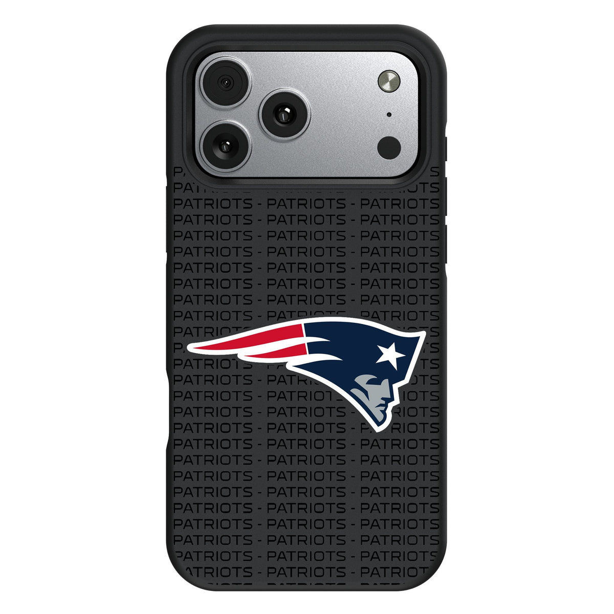 New England Patriots Text Backdrop Bump Phone Case for Apple iPhone 17 Series 1