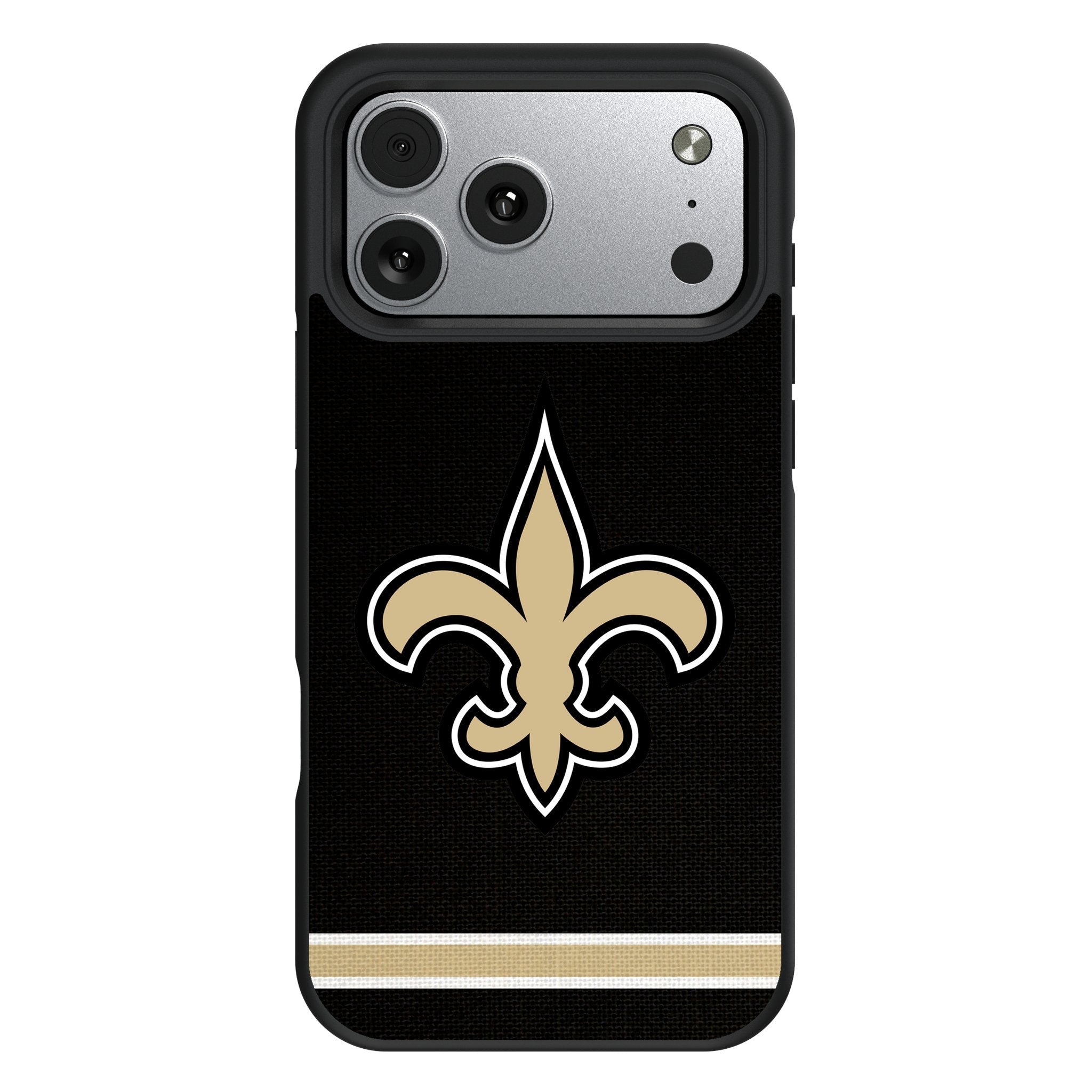 New Orleans Saints Stripe Bump Phone Case for Apple iPhone 17 Series 1