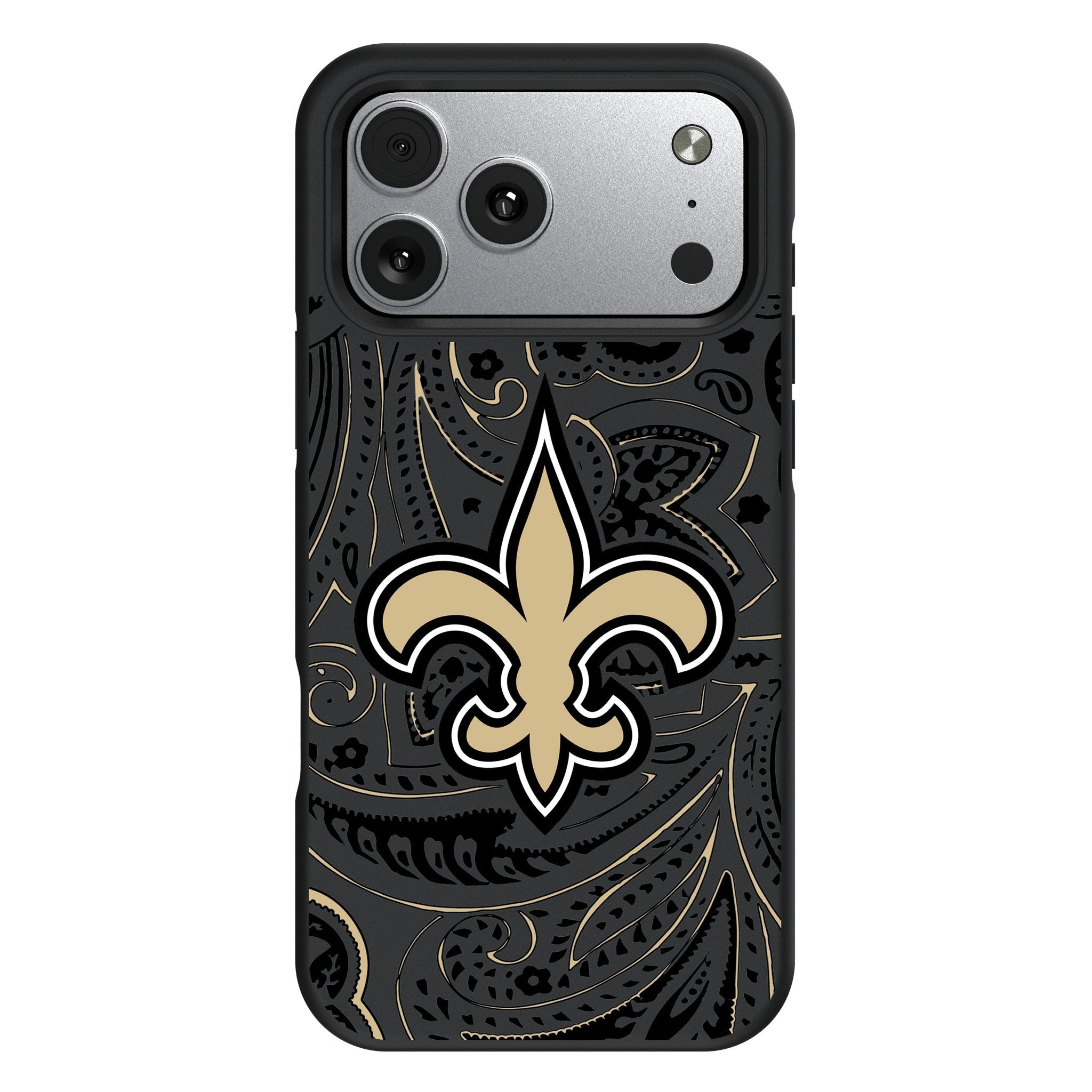 New Orleans Saints Paisley Bump Phone Case for Apple iPhone 17 Series 1