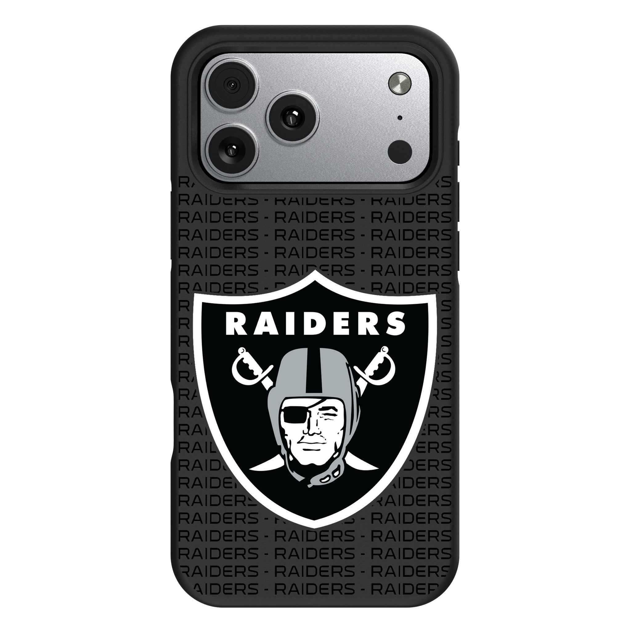 Las Vegas Raiders Text Backdrop Bump Phone Case for Apple iPhone 17 Series 1