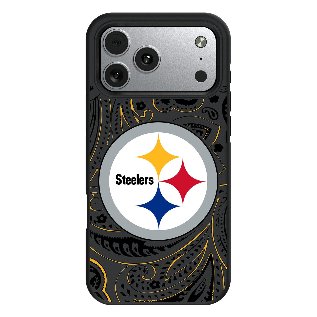 Pittsburgh Steelers Paisley Bump Phone Case for Apple iPhone 17 Series
