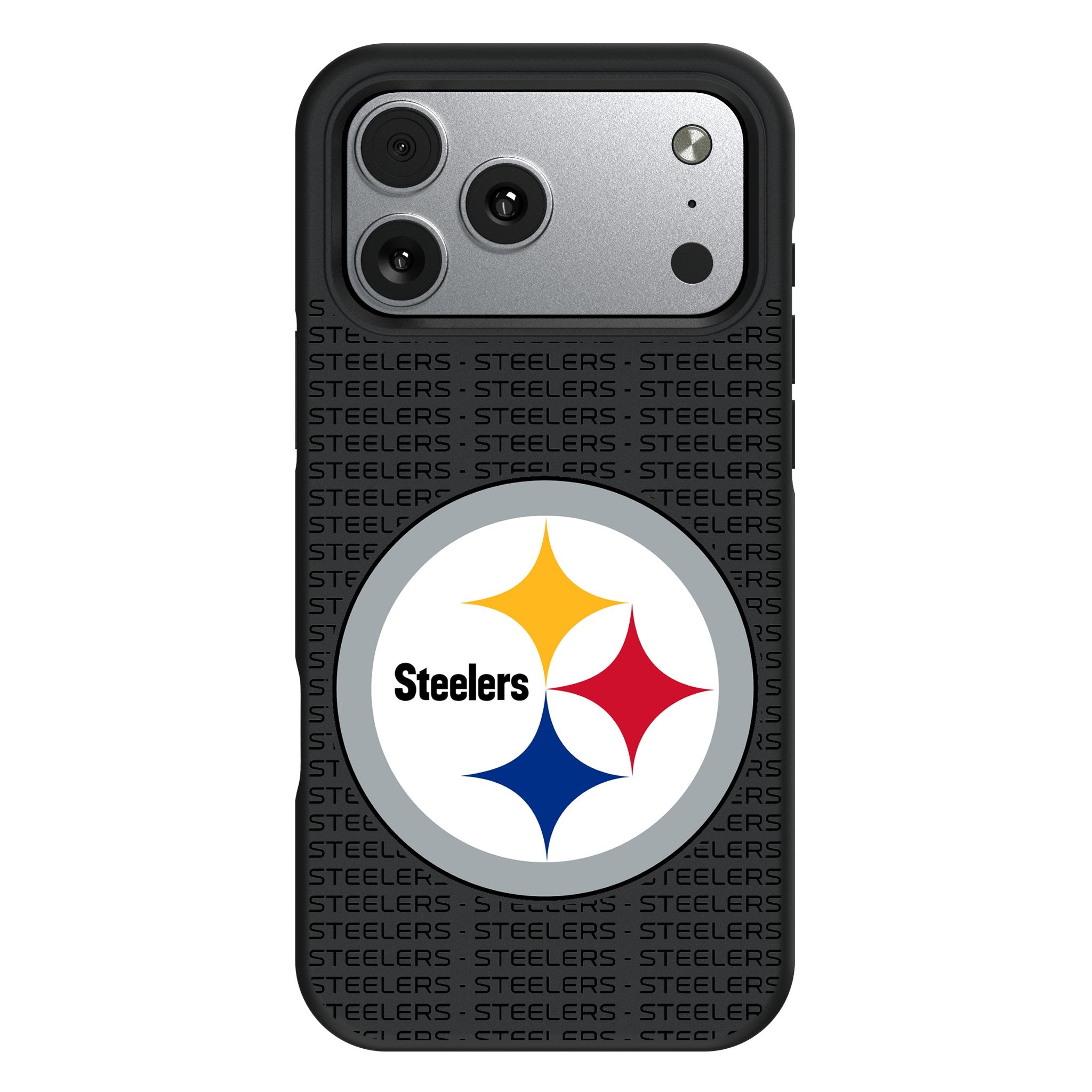 Pittsburgh Steelers Text Backdrop Bump Phone Case for Apple iPhone 17 Series 1