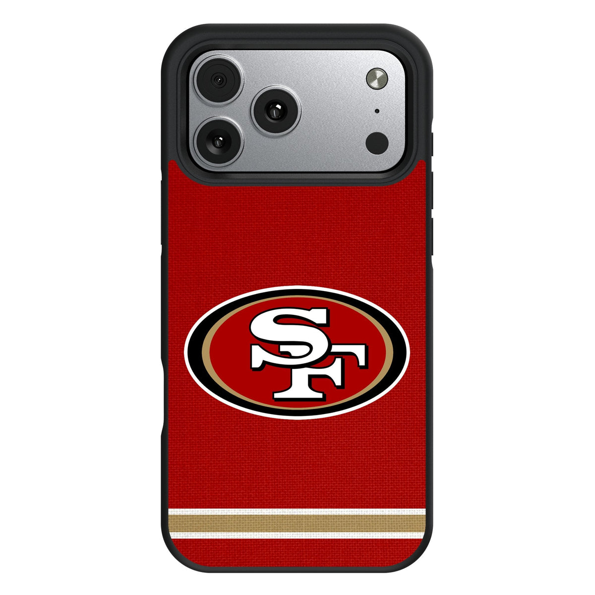 San Francisco 49ers Stripe Bump Phone Case for Apple iPhone 17 Series