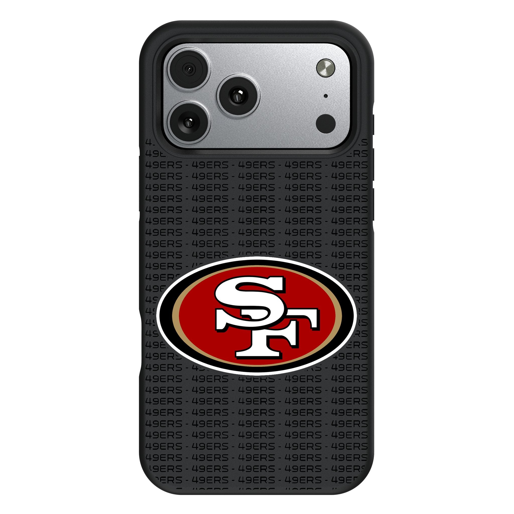San Francisco 49ers Text Backdrop Bump Phone Case for Apple iPhone 17 Series
