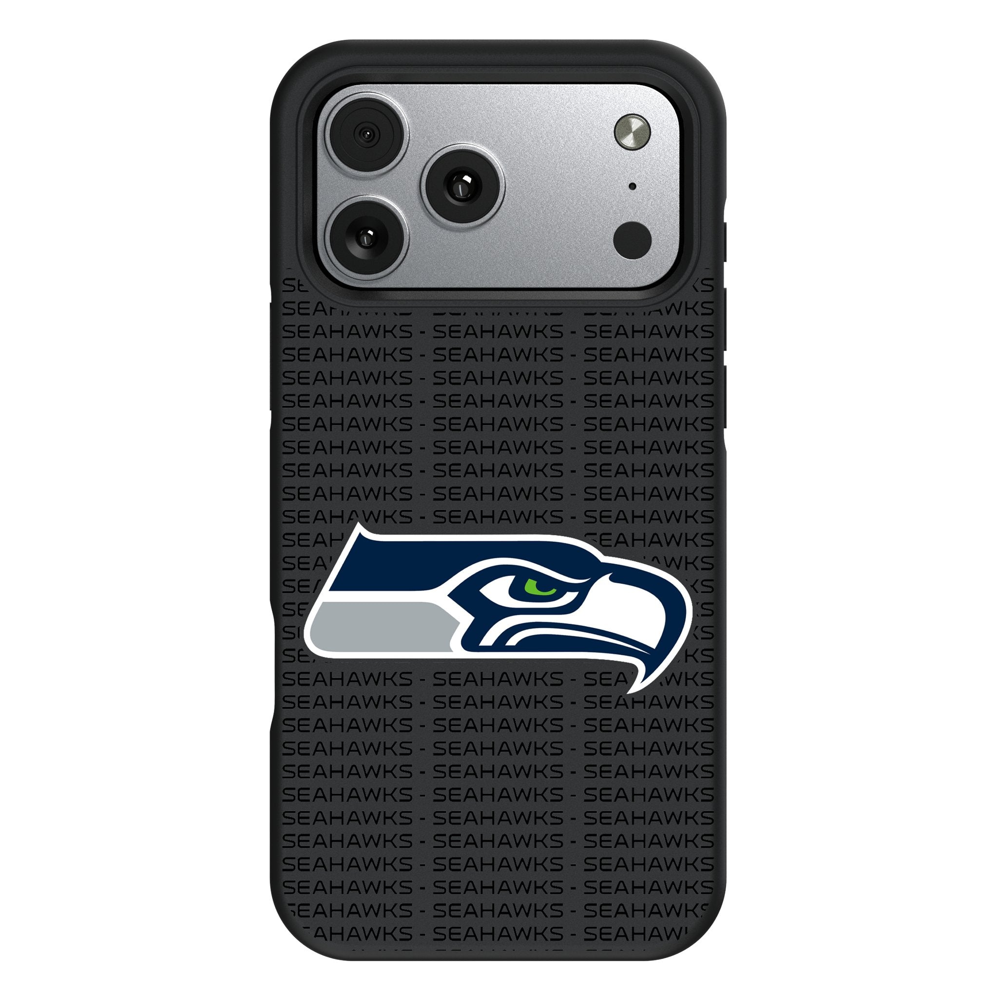 Seattle Seahawks Text Backdrop Bump Phone Case for Apple iPhone 17 Series
