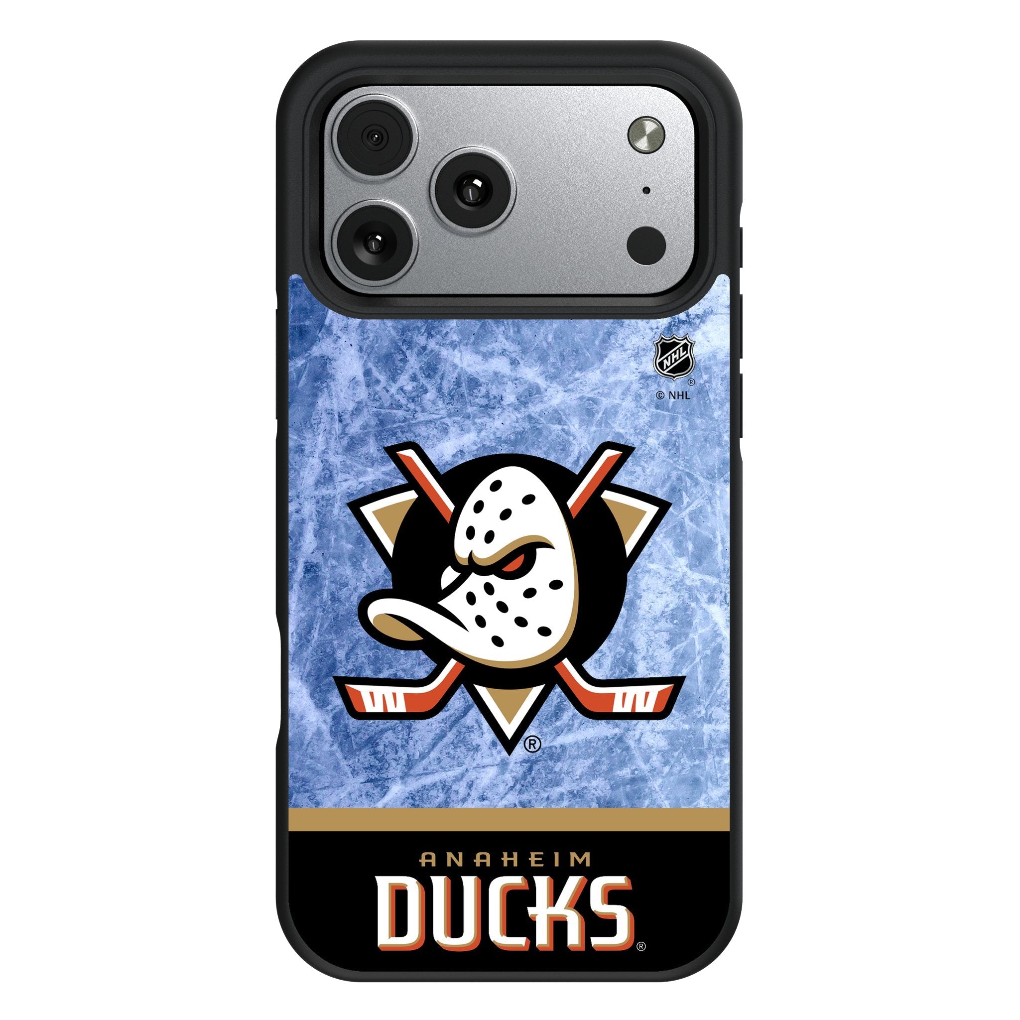 Anaheim Ducks Ice Wordmark Bump Phone Case for Apple iPhone 17 Series