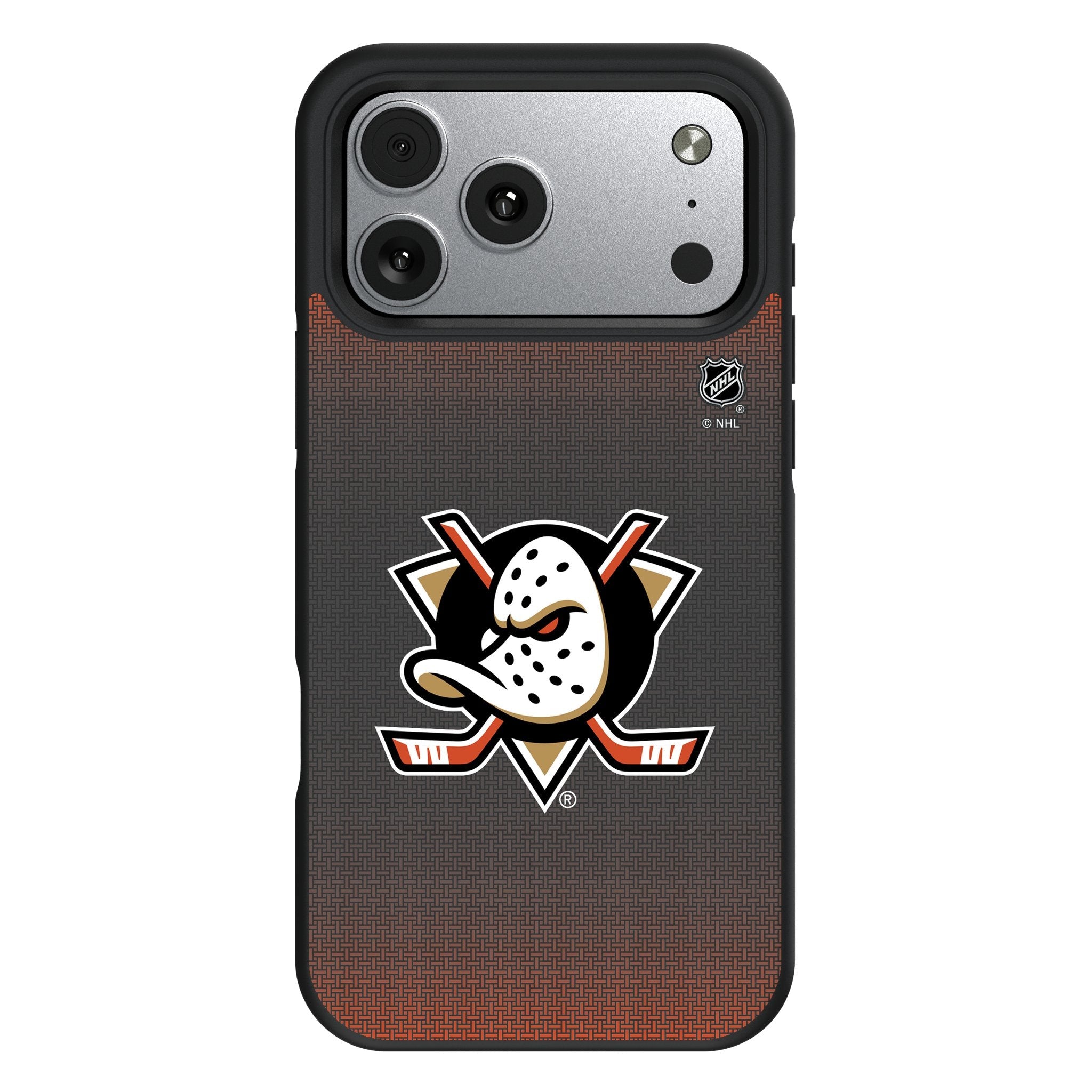 Anaheim Ducks Linen Bump Phone Case for Apple iPhone 17 Series 1