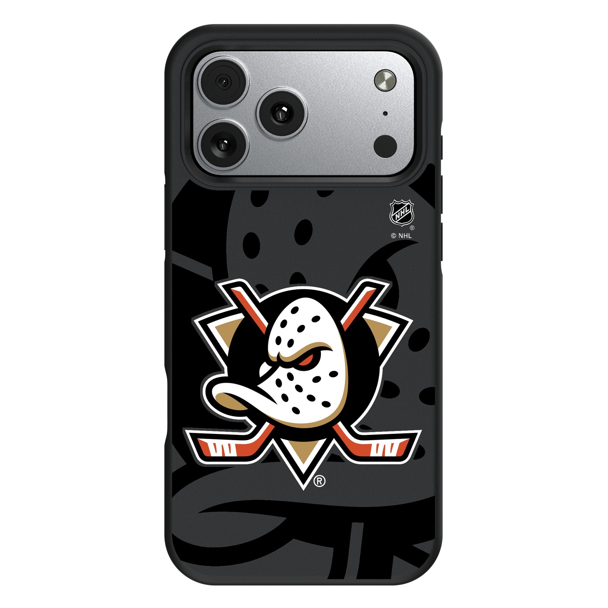 Anaheim Ducks Monocolor Tilt Bump Phone Case for Apple iPhone 17 Series