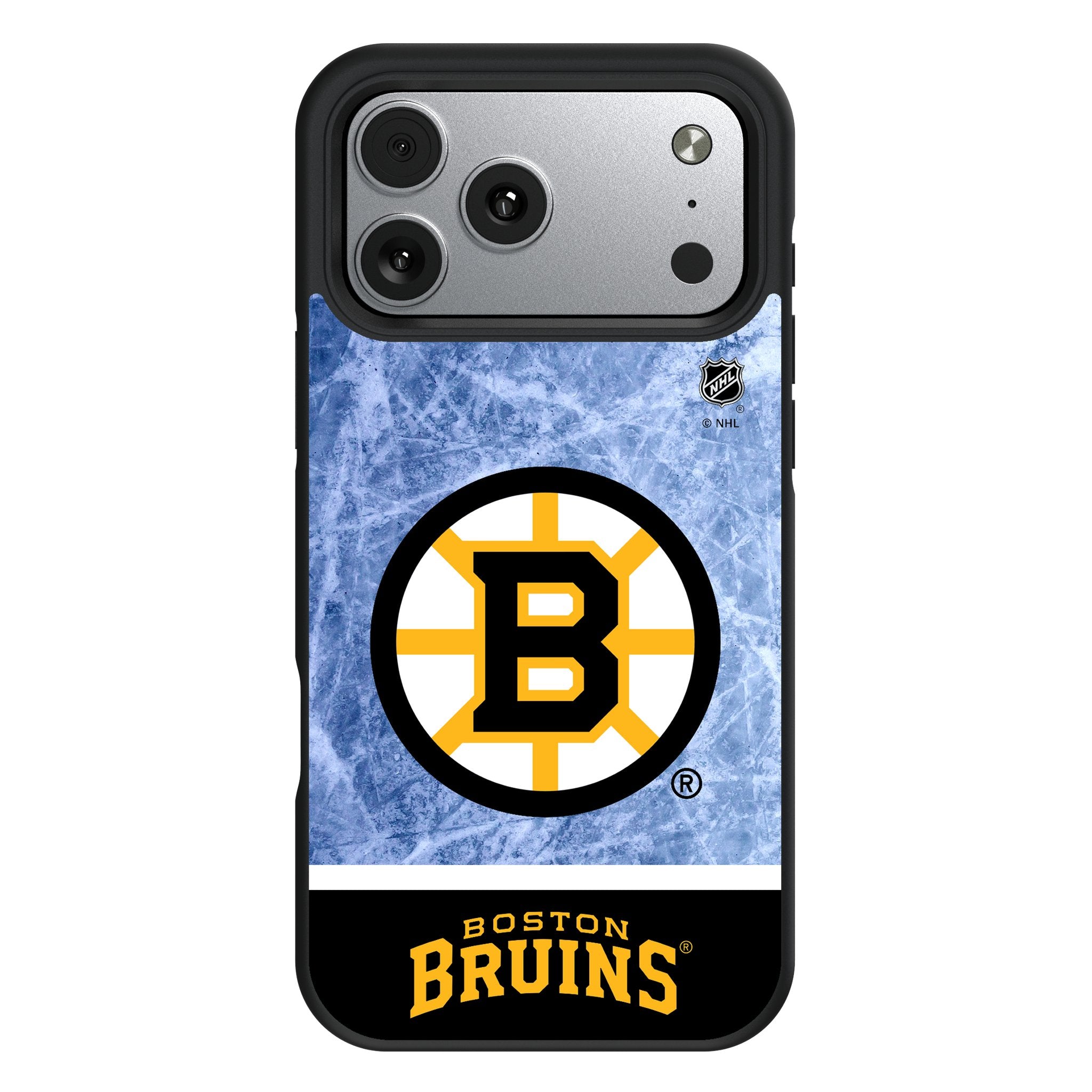 Boston Bruins Ice Wordmark Bump Phone Case for Apple iPhone 17 Series