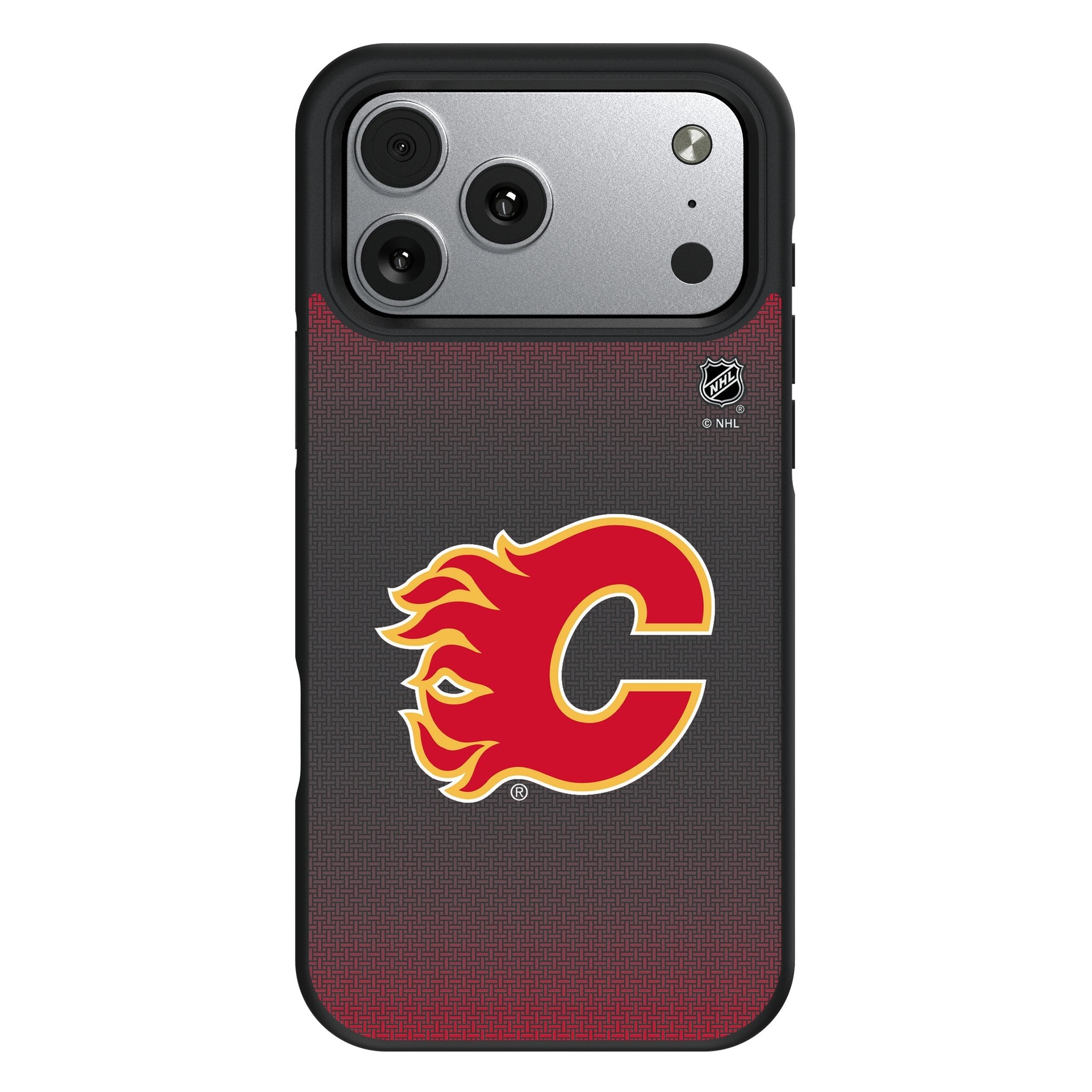 Calgary Flames Linen Bump Phone Case for Apple iPhone 17 Series