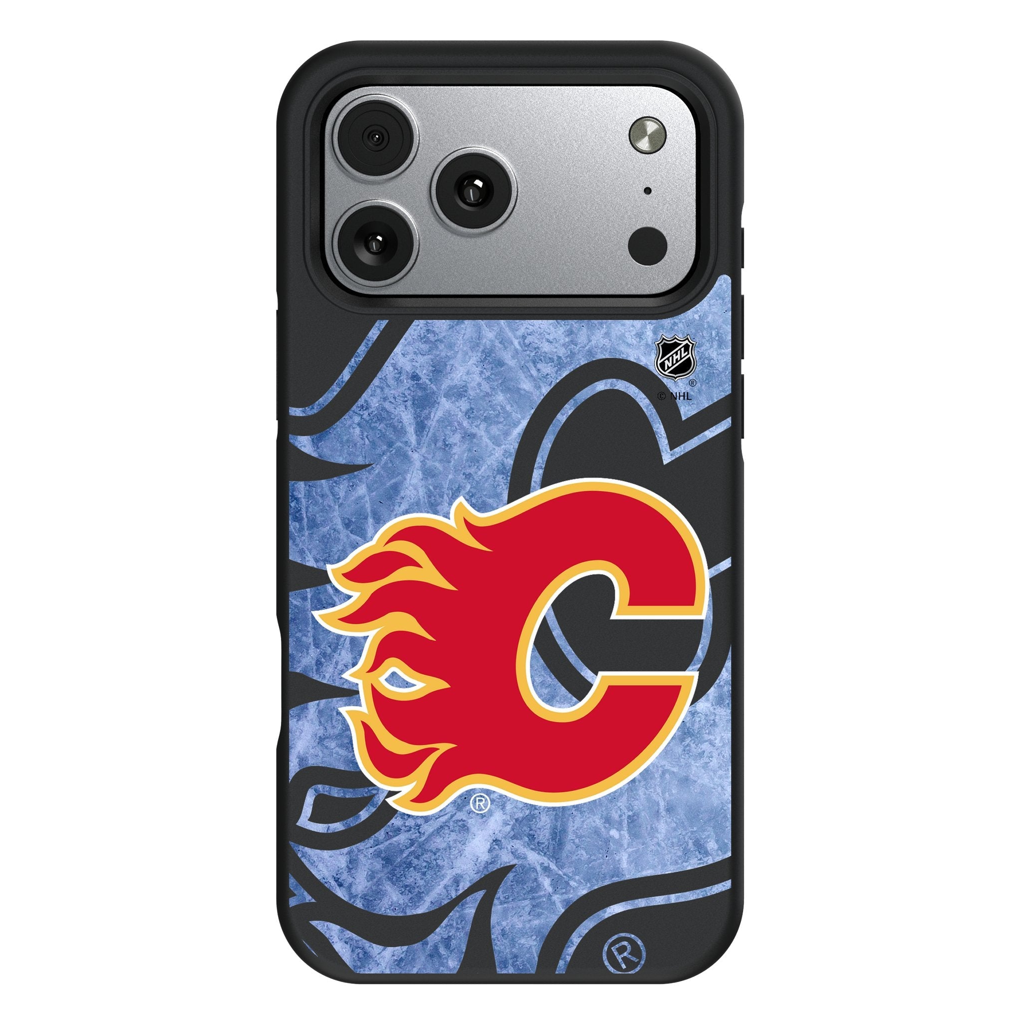 Calgary Flames Ice Tilt Bump Phone Case for Apple iPhone 17 Series