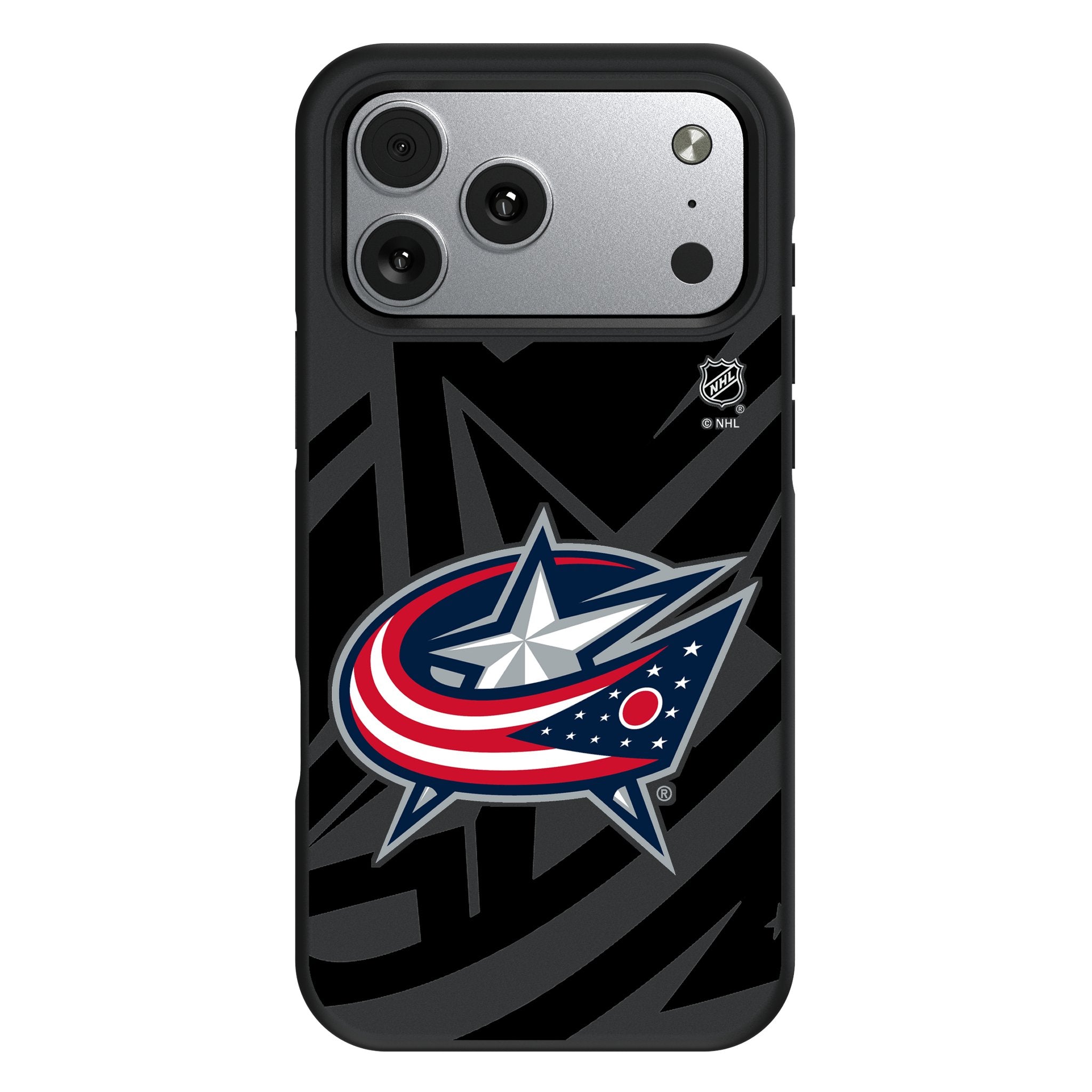 Columbus Blue Jackets Monocolor Tilt Bump Phone Case for Apple iPhone 17 Series