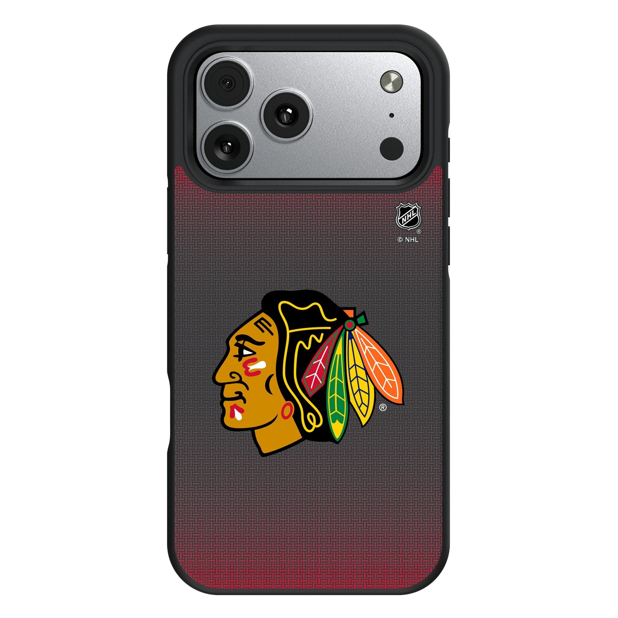 Chicago Blackhawks Linen Bump Phone Case for Apple iPhone 17 Series