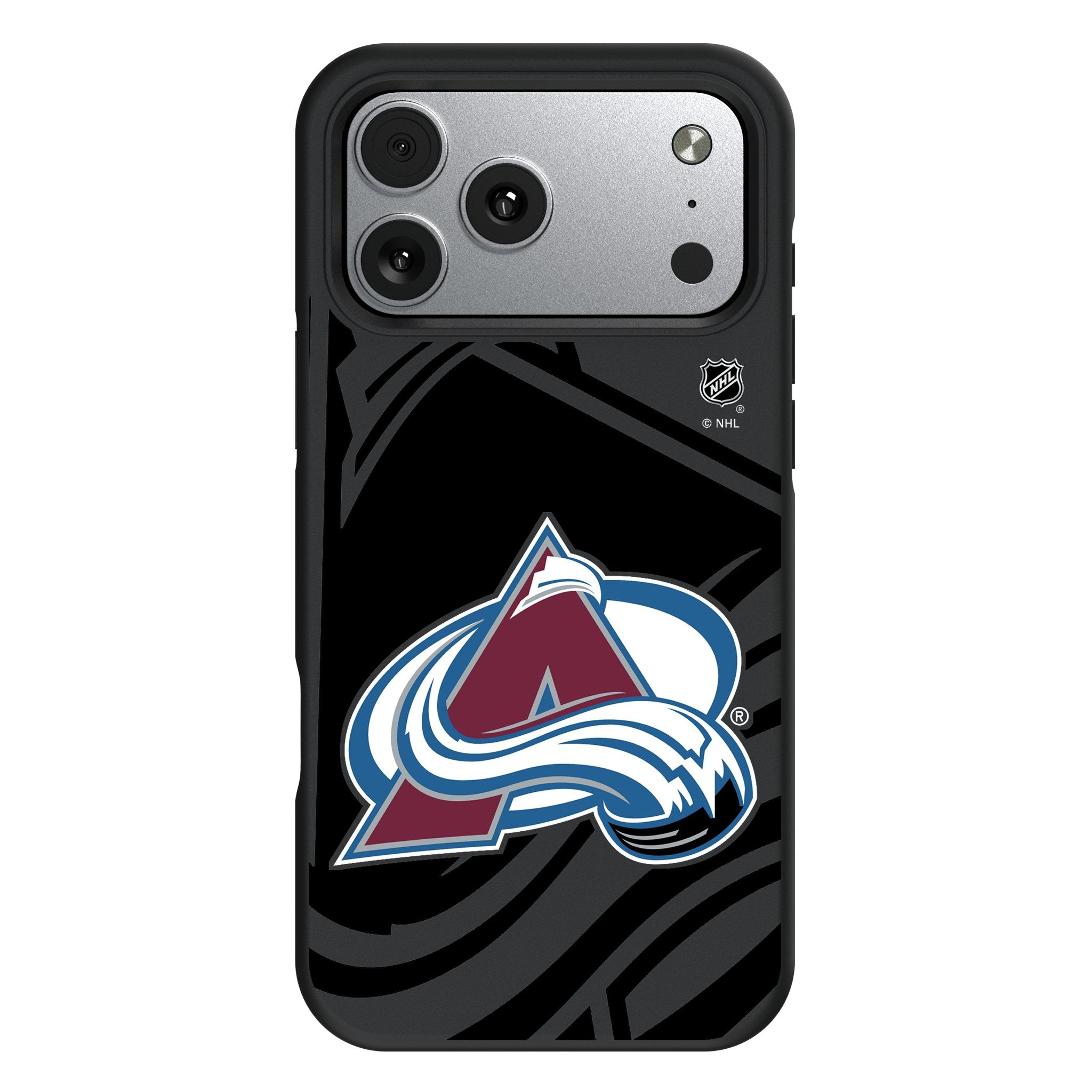 Colorado Avalanche Monocolor Tilt Bump Phone Case for Apple iPhone 17 Series 1