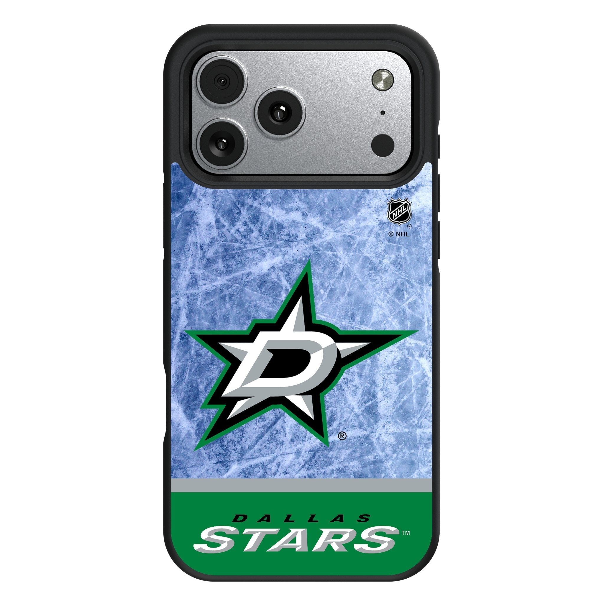 Dallas Stars Ice Wordmark Bump Phone Case for Apple iPhone 17 Series