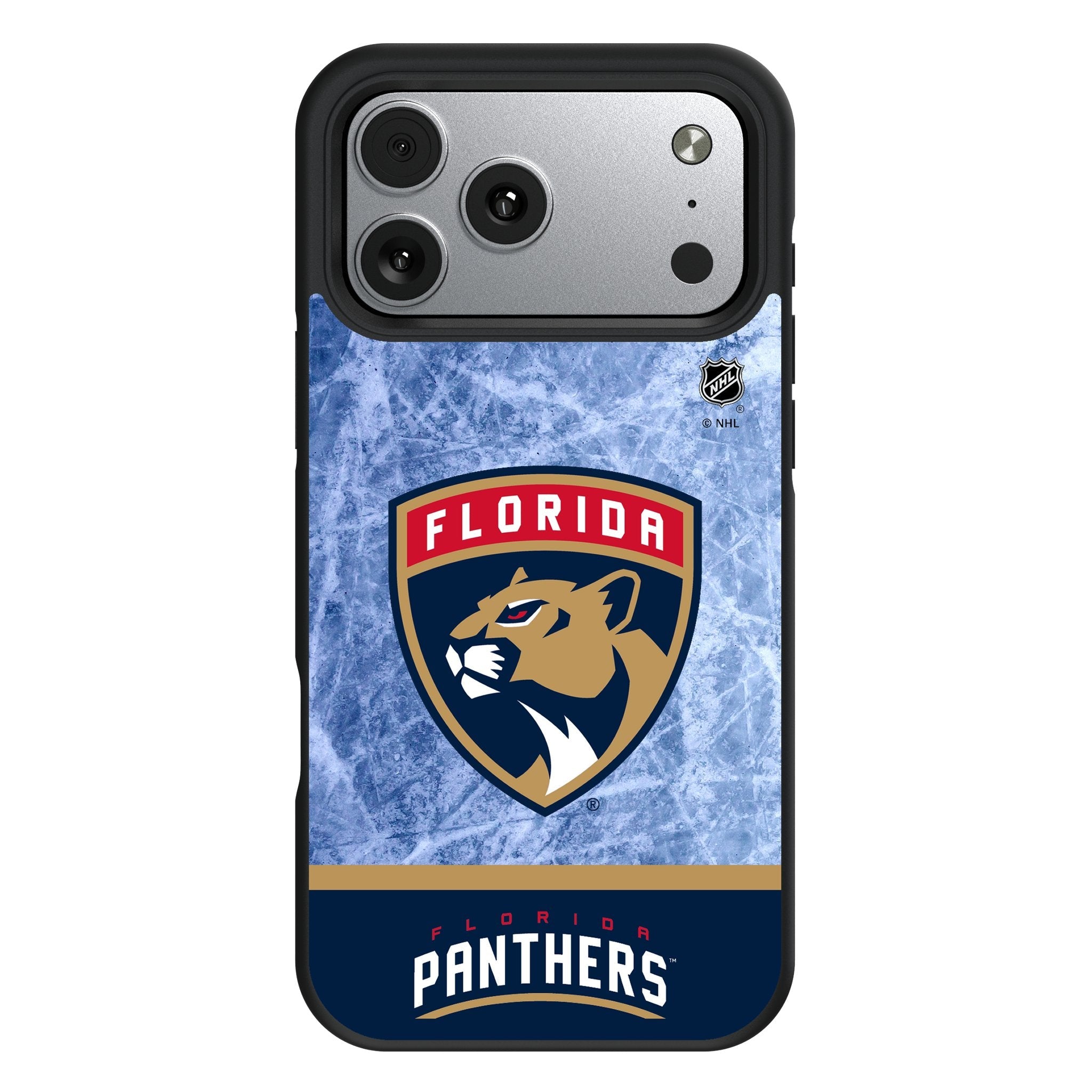 Florida Panthers Ice Wordmark Bump Phone Case for Apple iPhone 17 Series