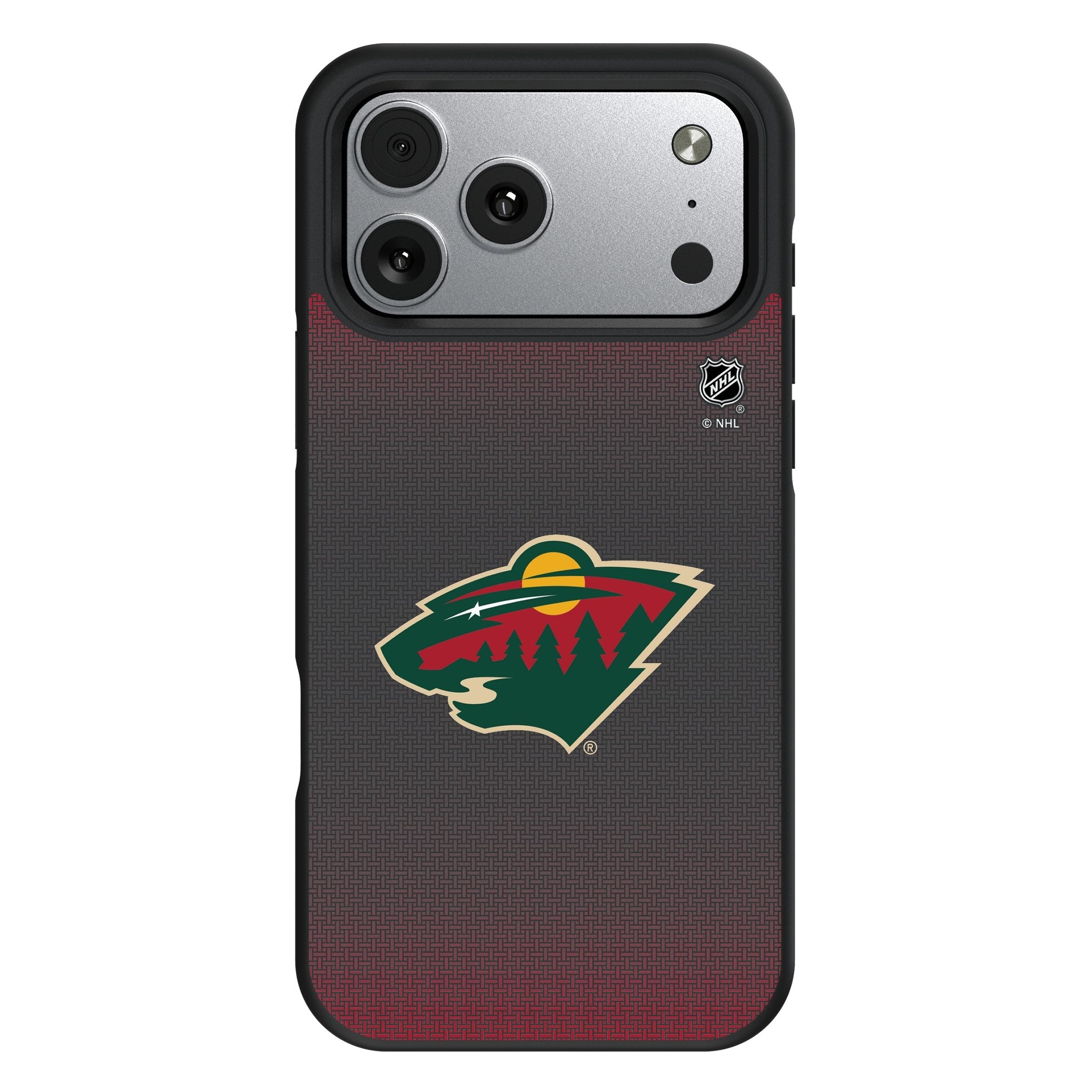 Minnesota Wild Linen Bump Phone Case for Apple iPhone 17 Series