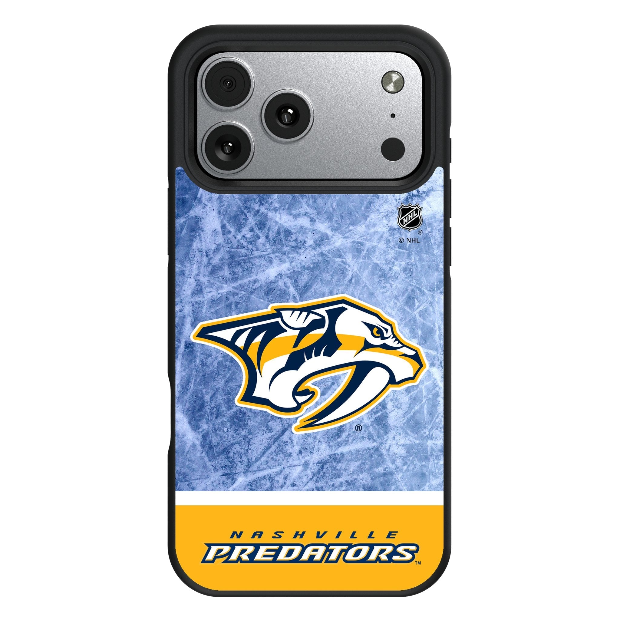 Nashville Predators Ice Wordmark Bump Phone Case for Apple iPhone 17 Series