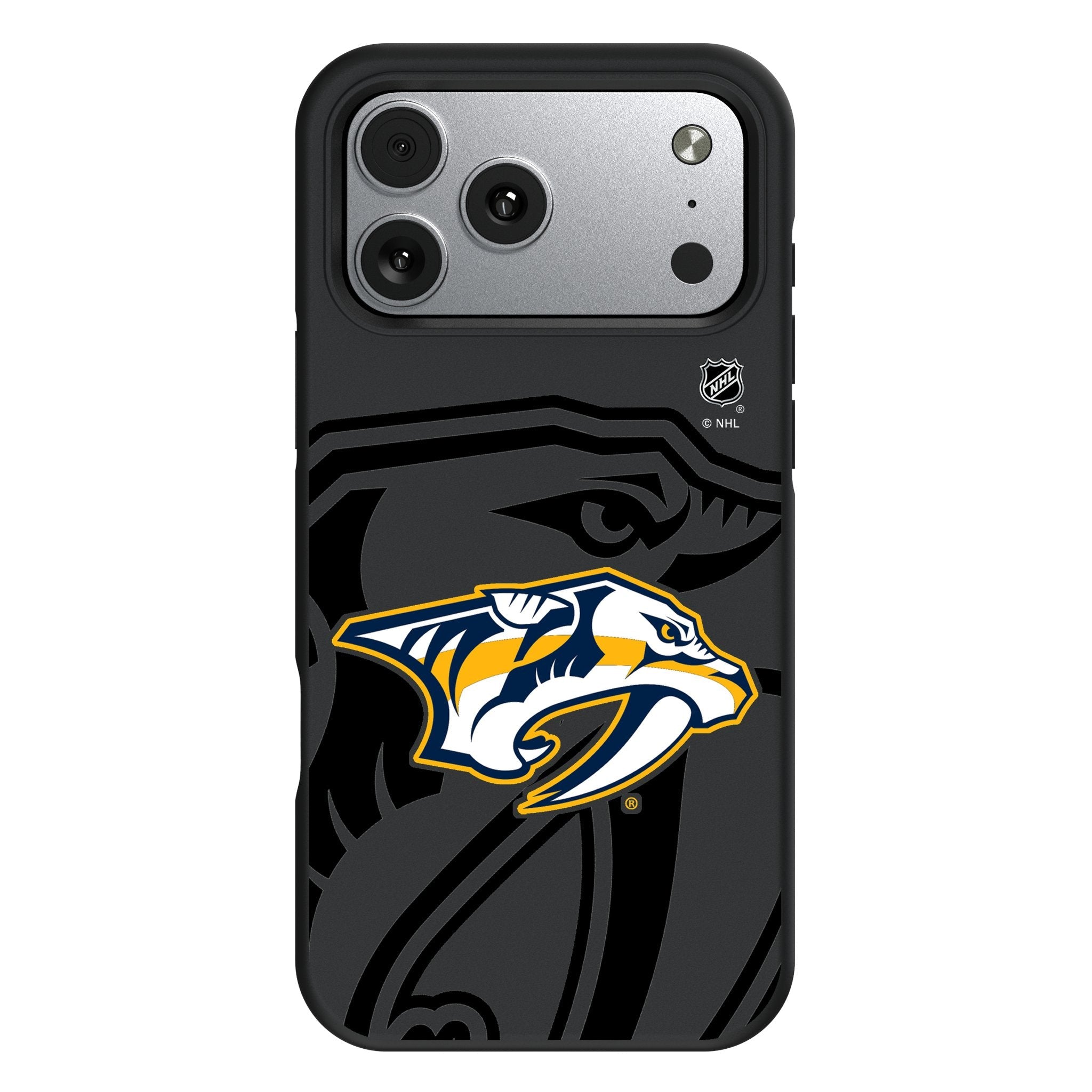 Nashville Predators Monocolor Tilt Bump Phone Case for Apple iPhone 17 Series