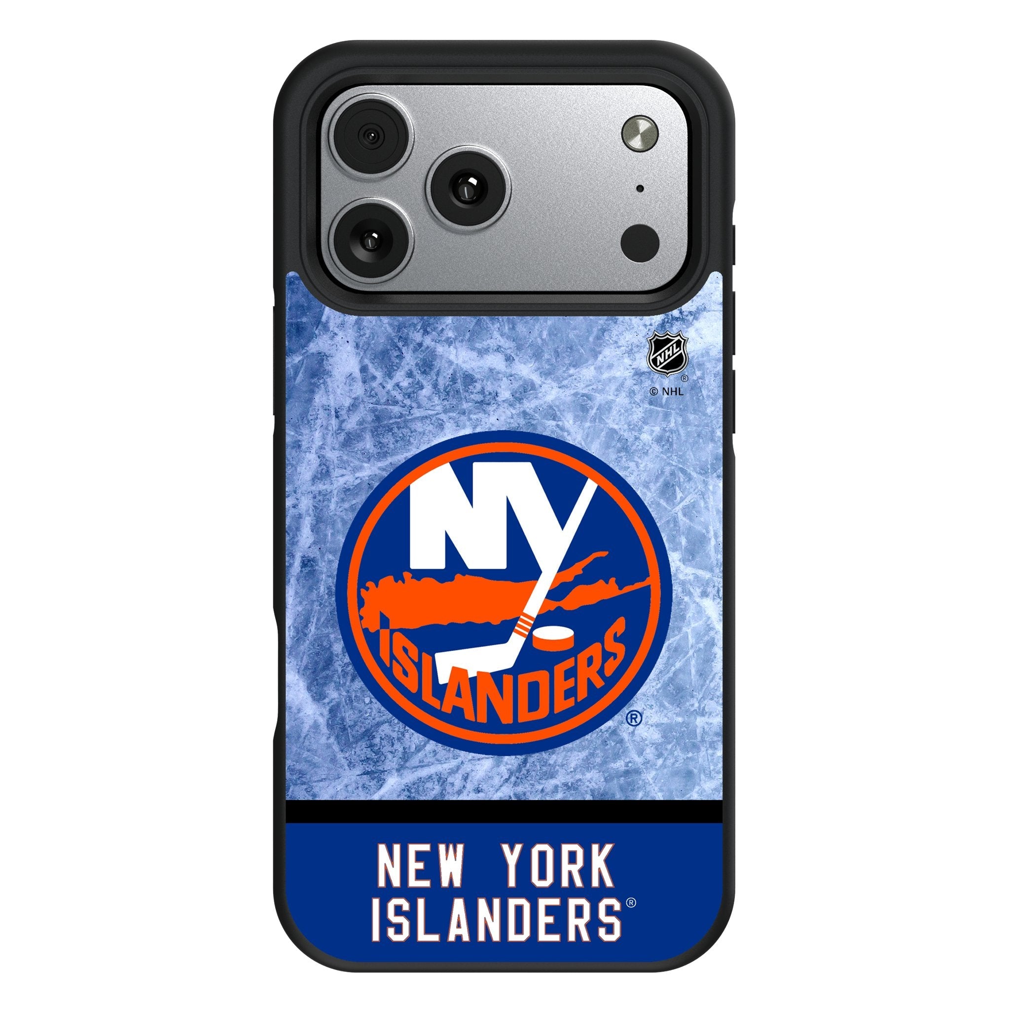 New York Islanders Ice Wordmark Bump Phone Case for Apple iPhone 17 Series