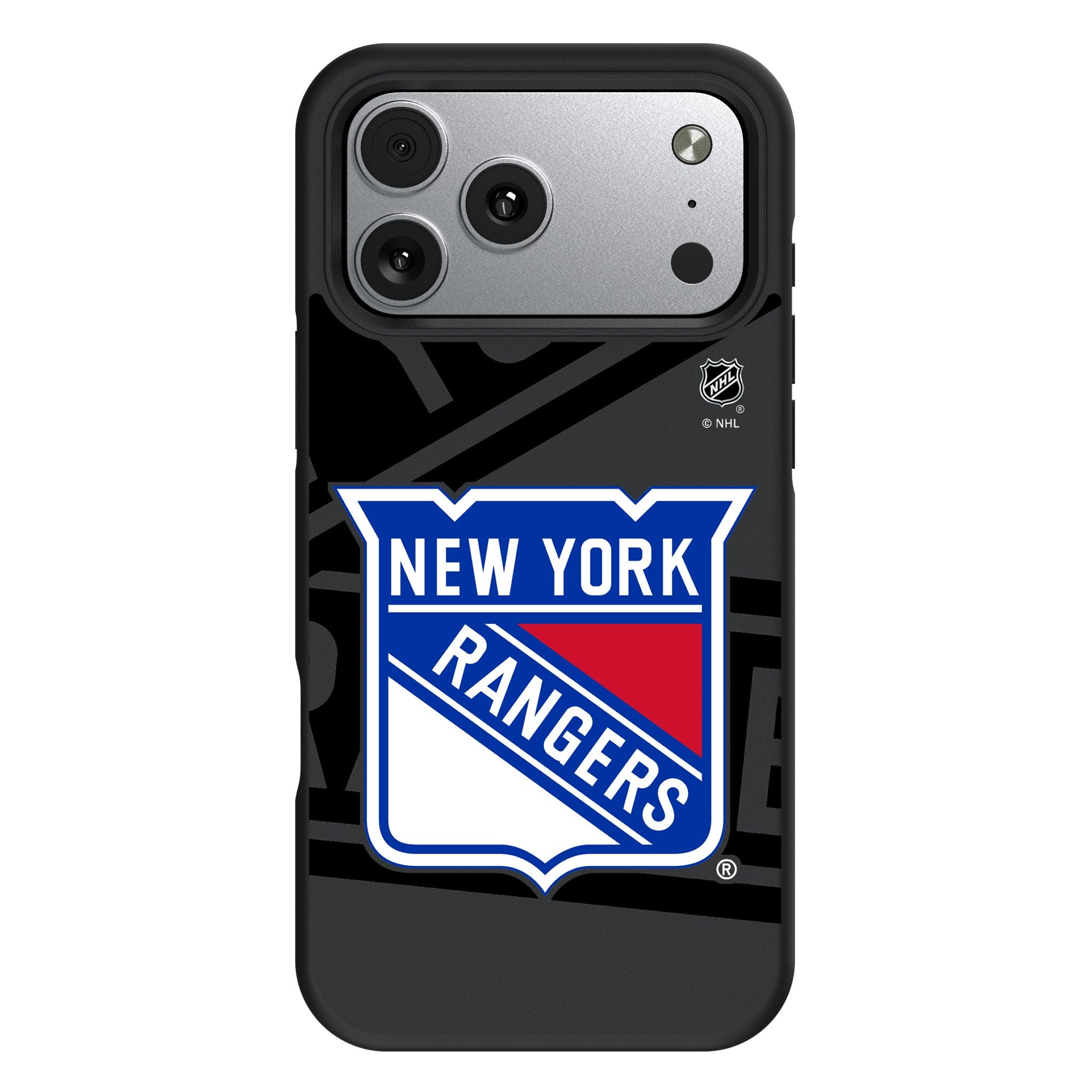 New York Rangers Monocolor Tilt Bump Phone Case for Apple iPhone 17 Series