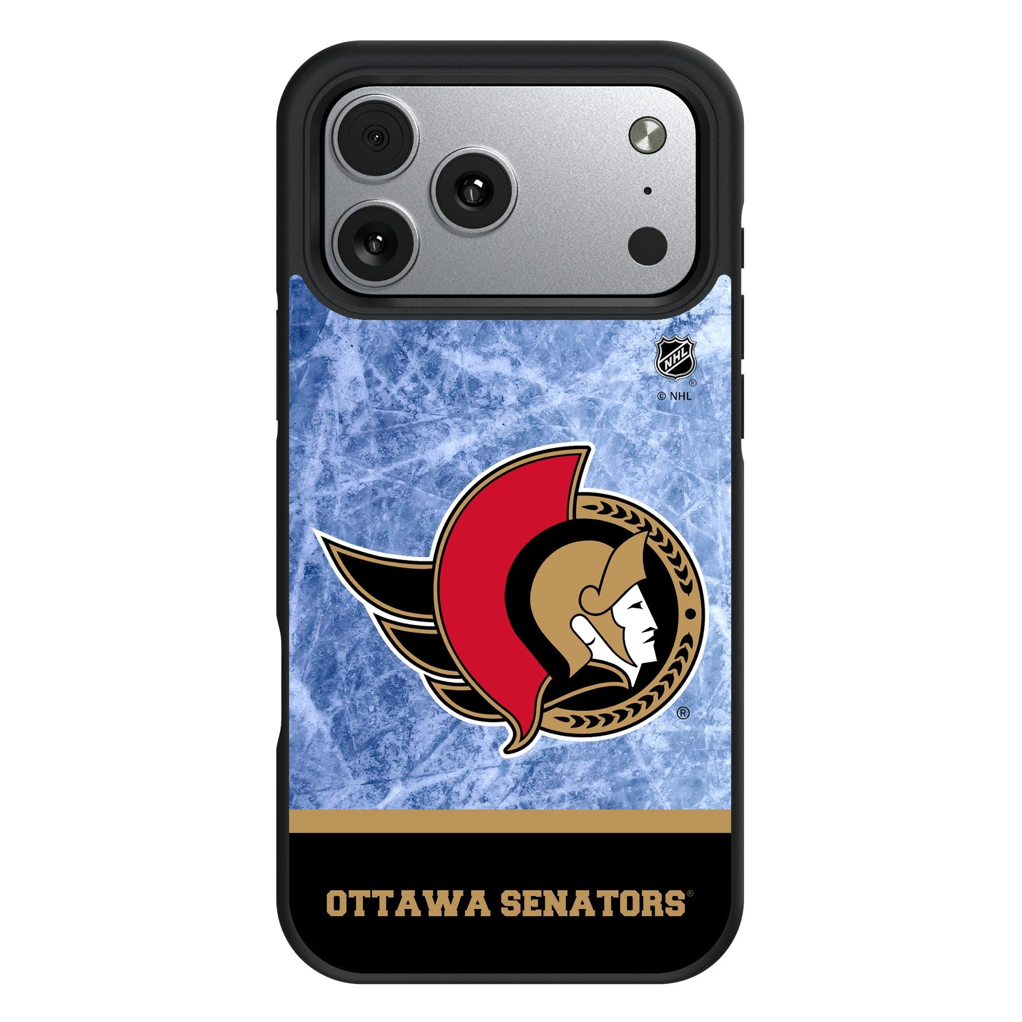 Ottawa Senators Ice Wordmark Bump Phone Case for Apple iPhone 17 Series
