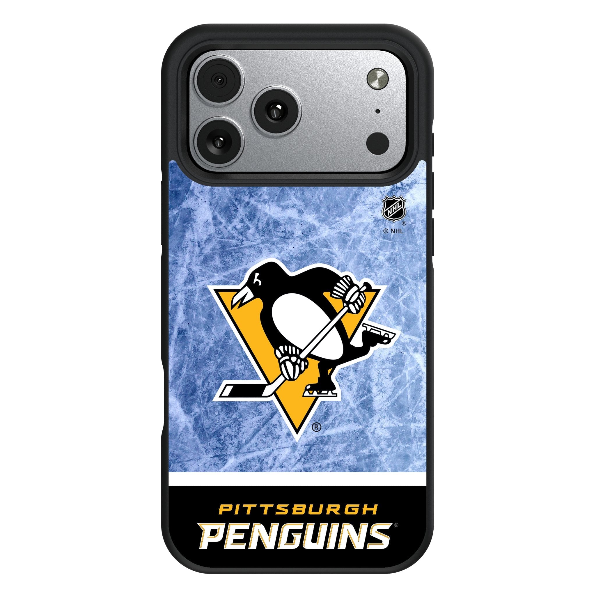 Pittsburgh Penguins Ice Wordmark Bump Phone Case for Apple iPhone 17 Series