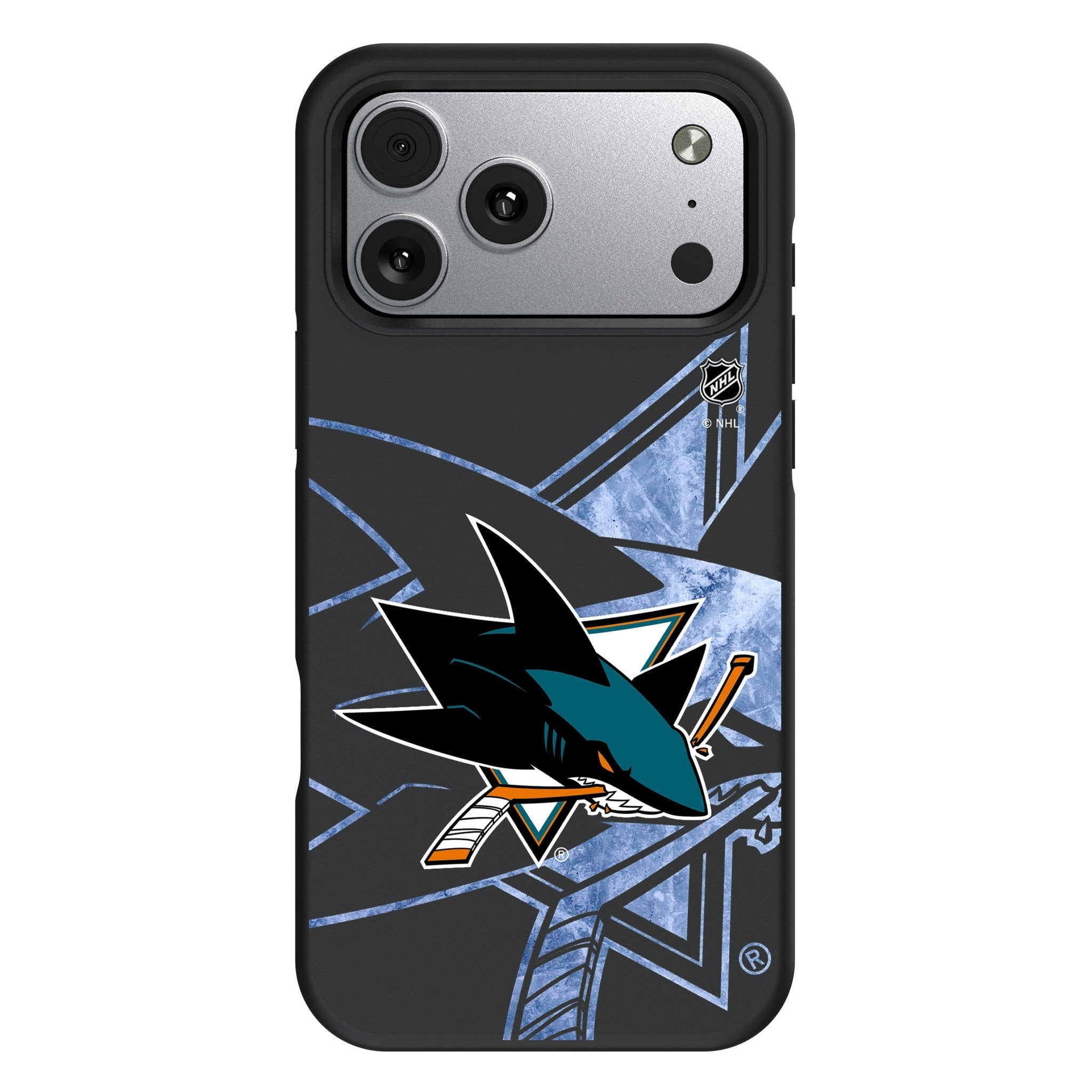 San Jose Sharks Ice Tilt Bump Phone Case for Apple iPhone 17 Series