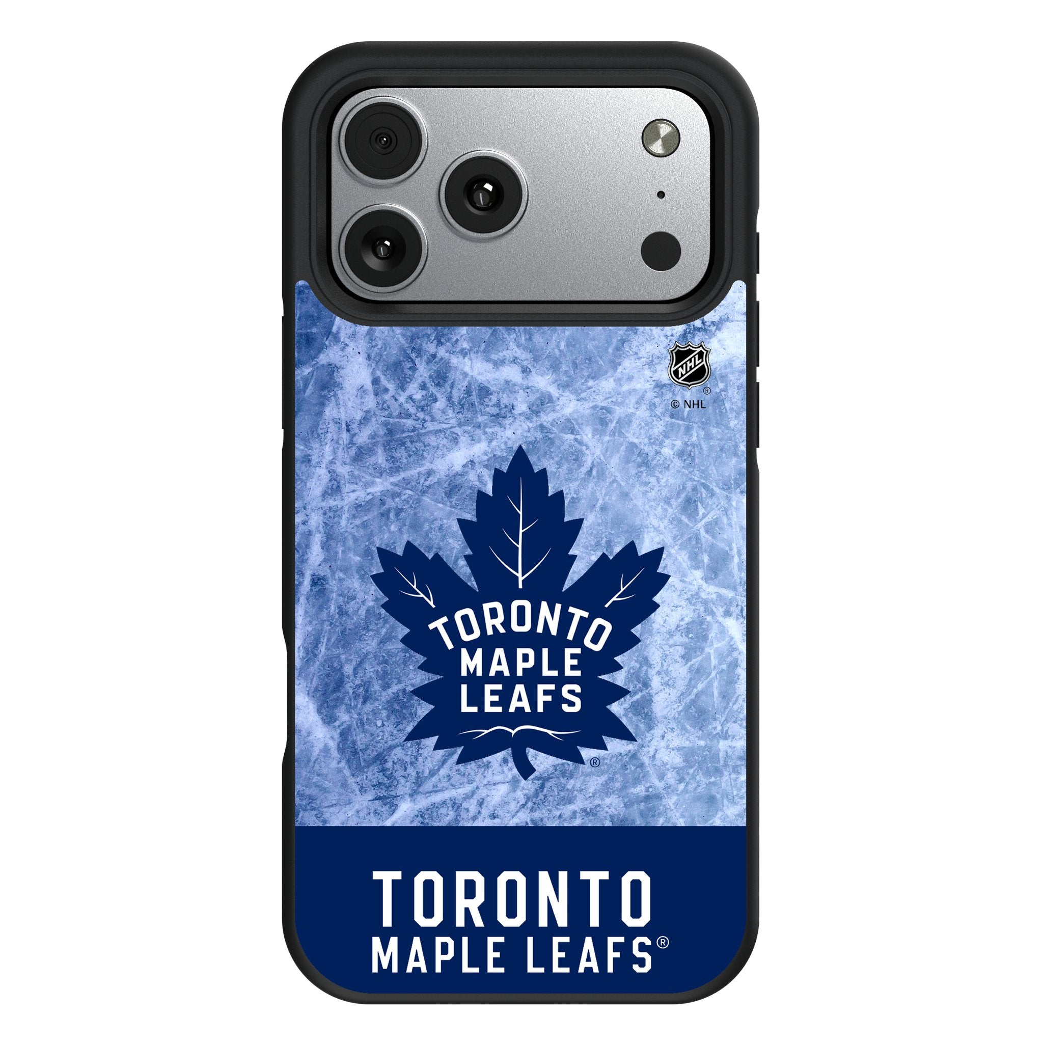 Toronto Maple Leafs Ice Wordmark Bump Phone Case for Apple iPhone 17 Series