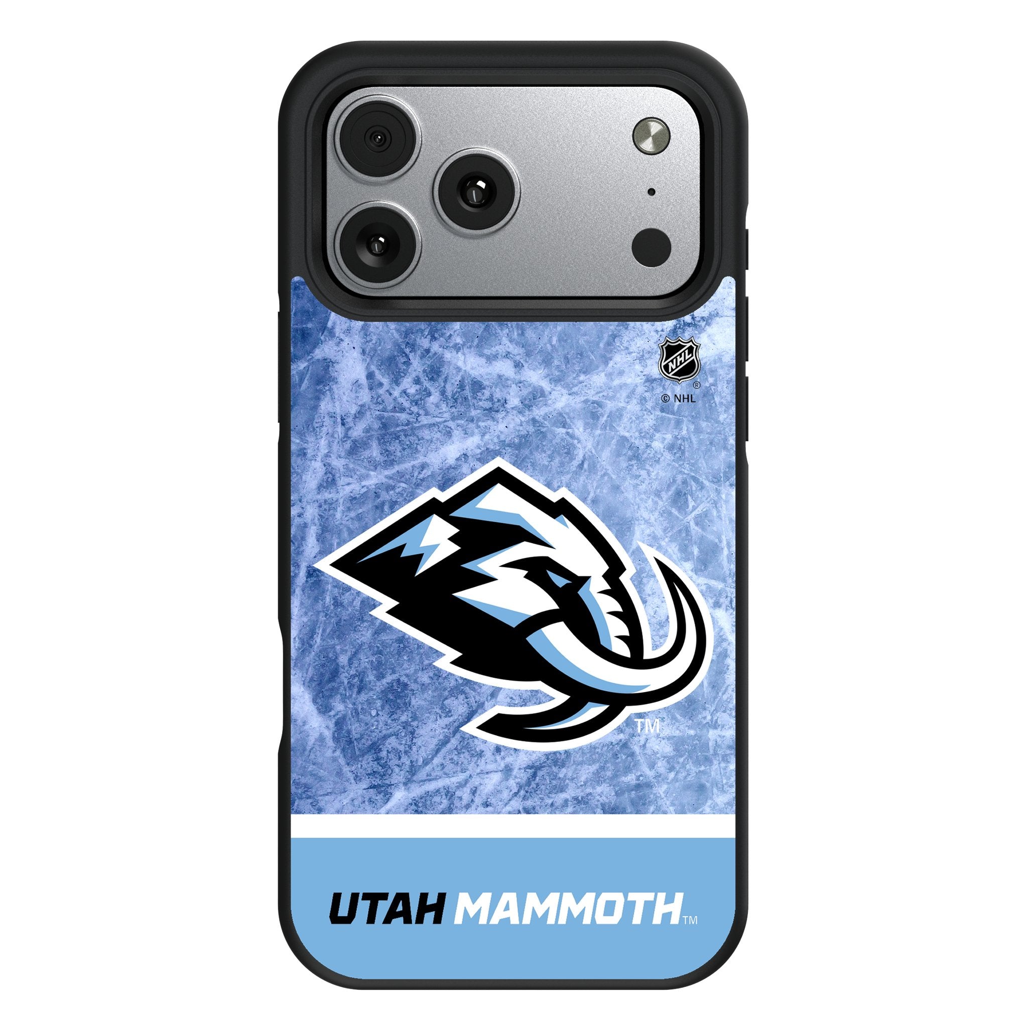 Utah Mammoth Ice Wordmark Bump Phone Case for Apple iPhone 17 Series