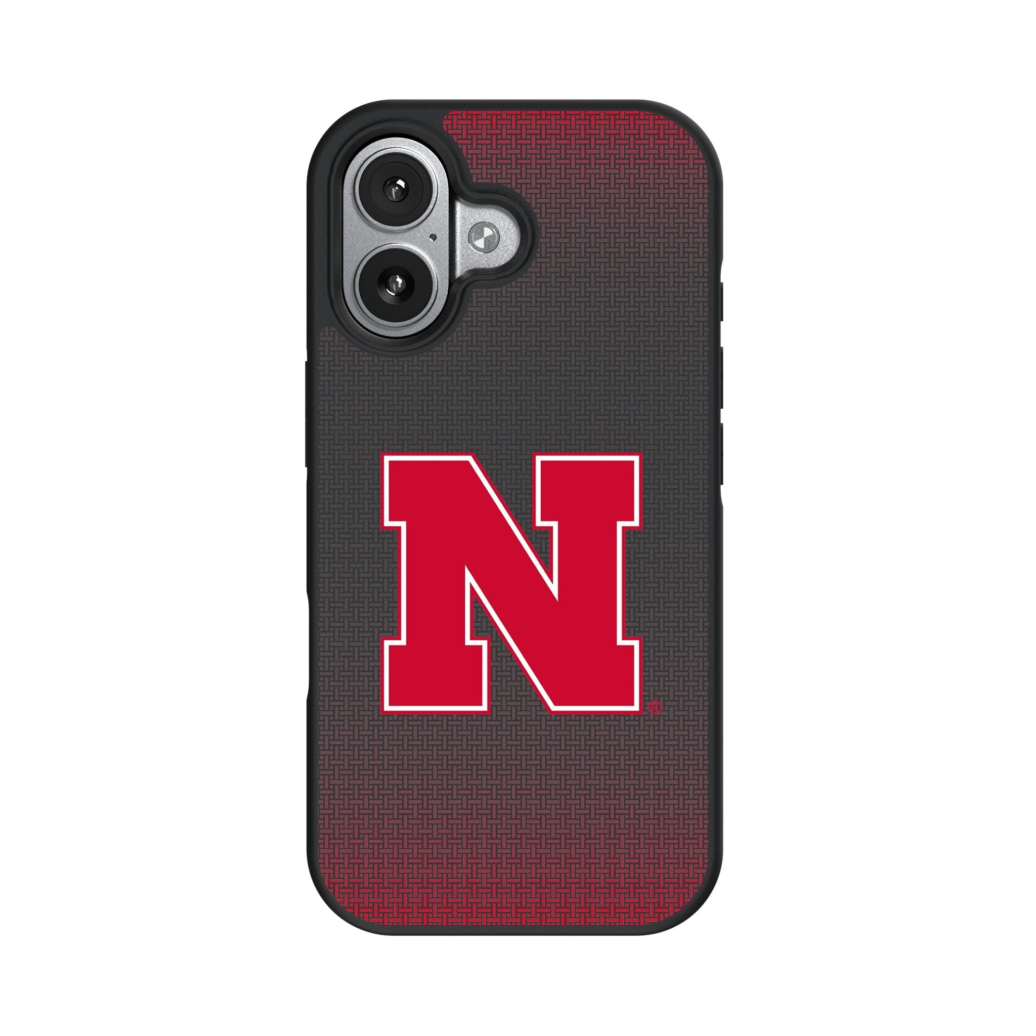 University of Nebraska Huskers Block N Linen Bump Phone Case for Apple iPhone 17 Series 4
