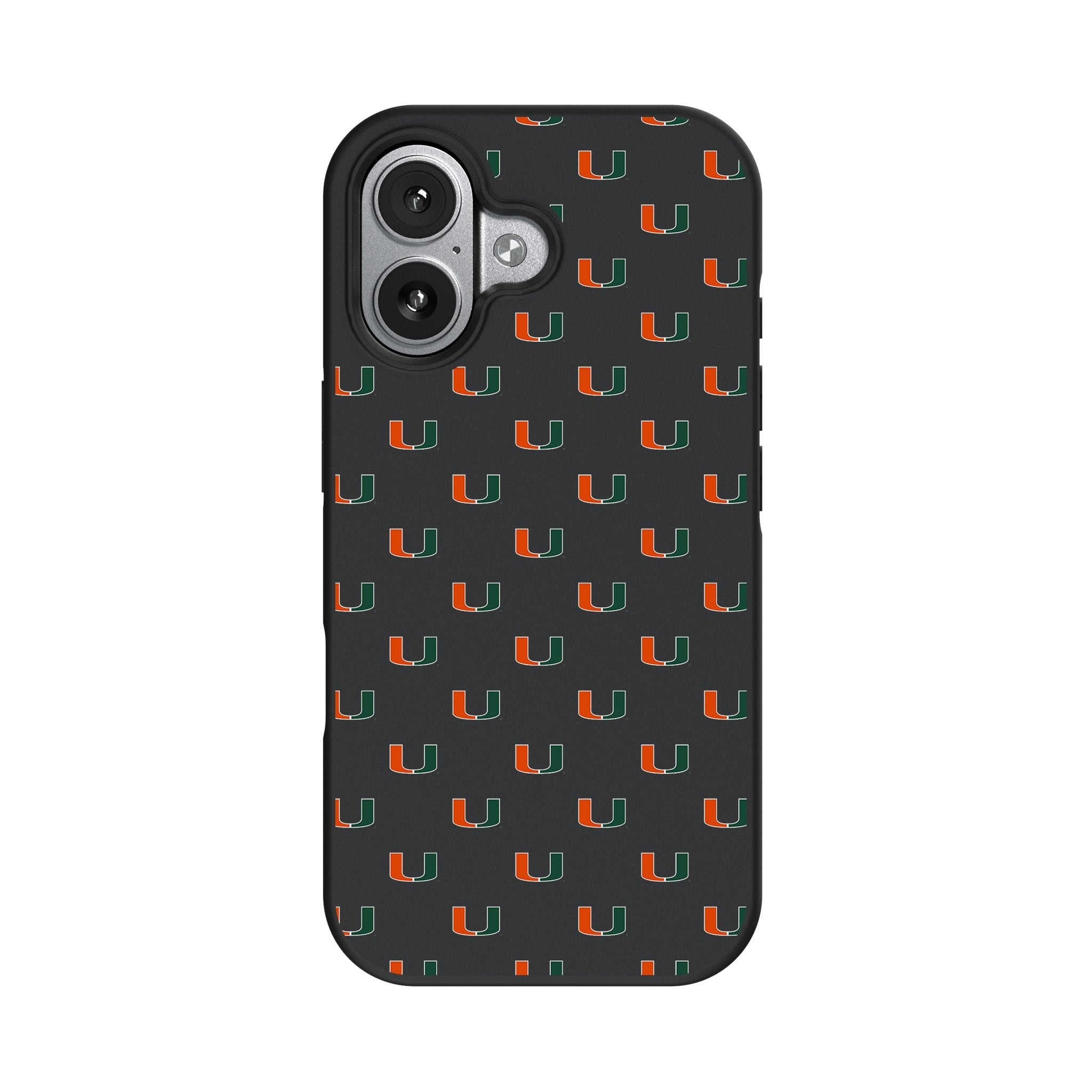 University of Miami Hurricanes Fashion Pattern Bump Phone Case for Apple iPhone 17 Series 4