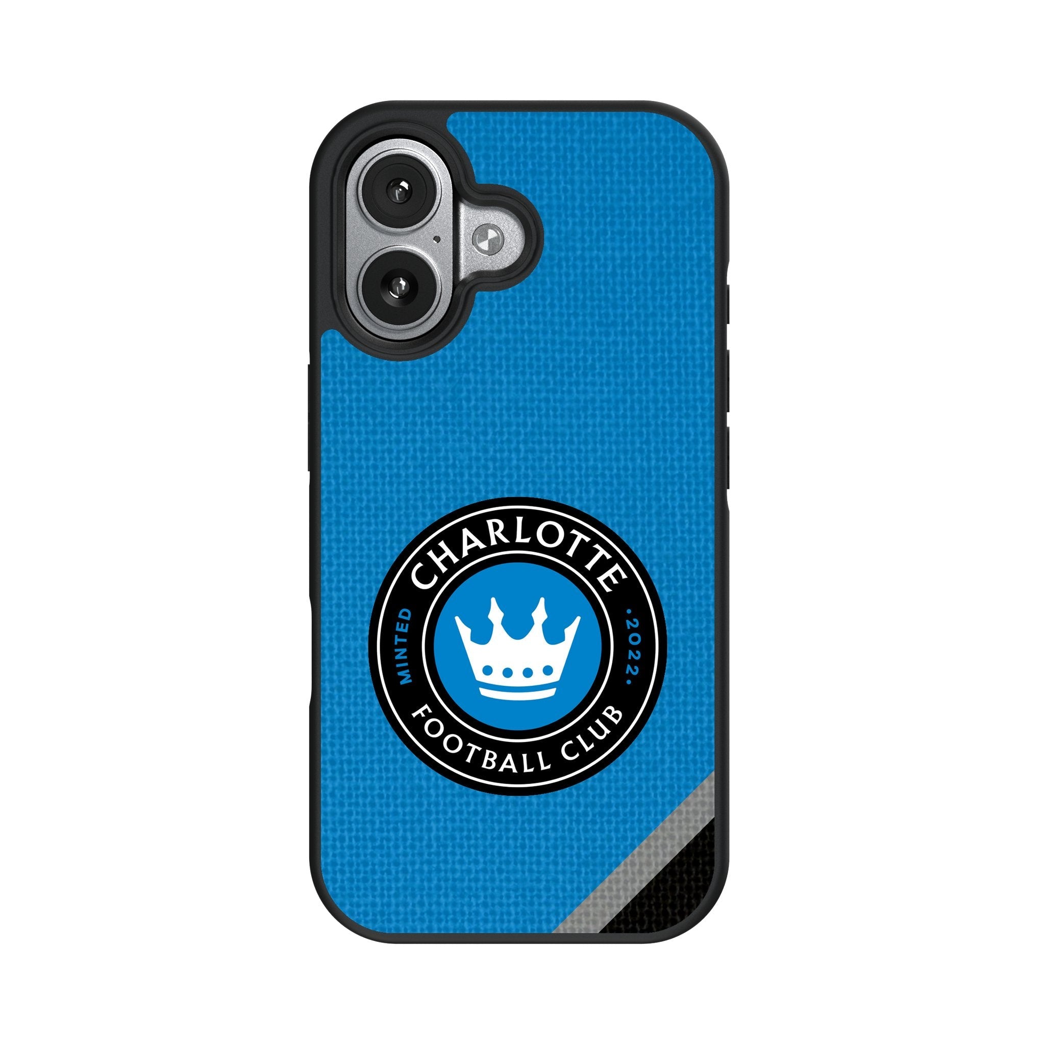 Charlotte FC Diagonal Stripe Bump Phone Case for Apple iPhone 17 Series 4
