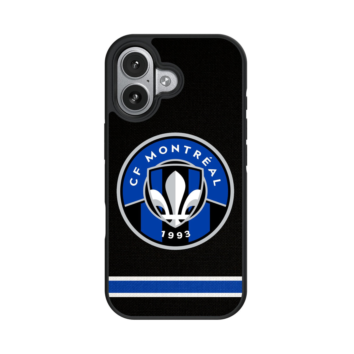 CF Montreal Stripe Bump Phone Case for Apple iPhone 17 Series 4