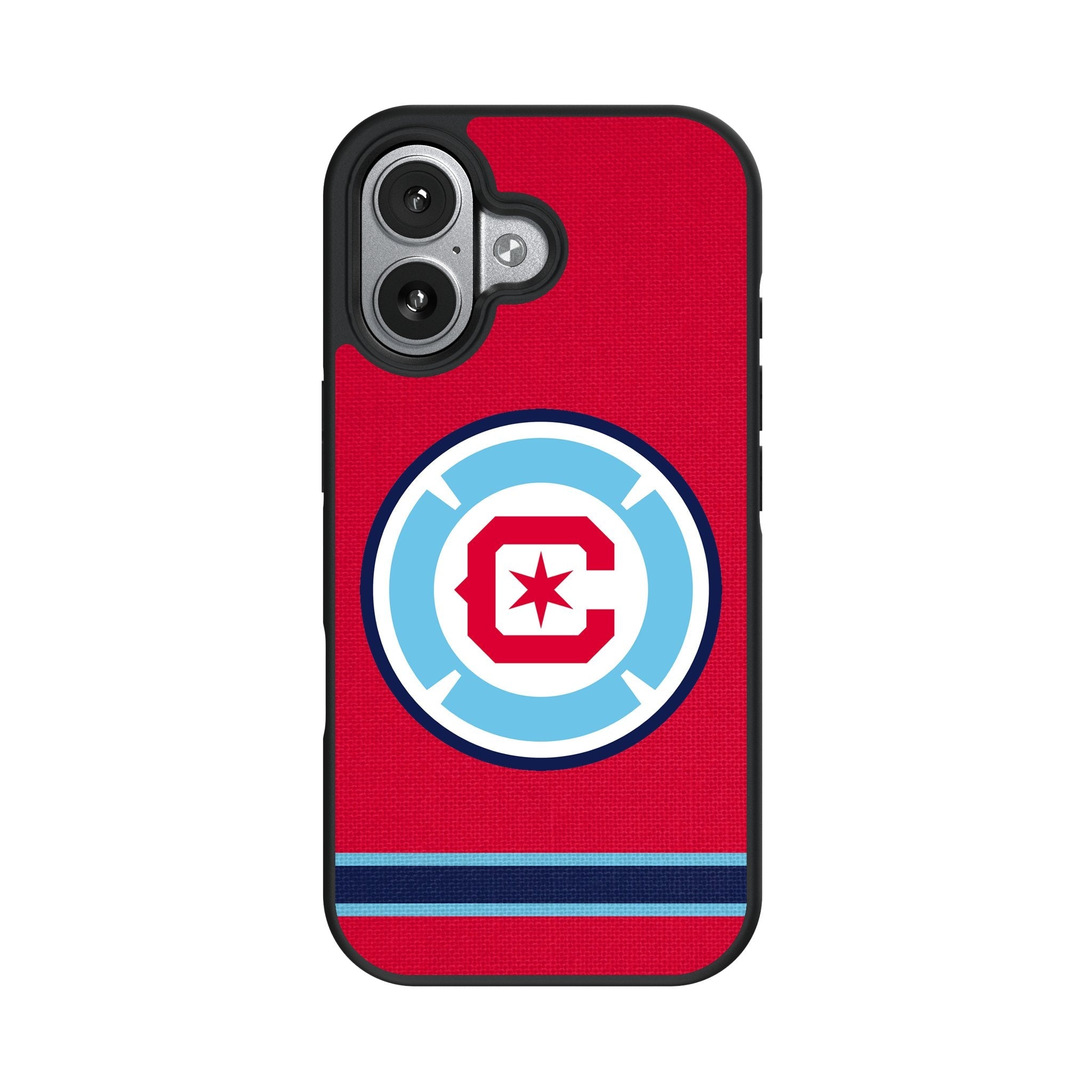 Chicago Fire Stripe Bump Phone Case for Apple iPhone 17 Series 4