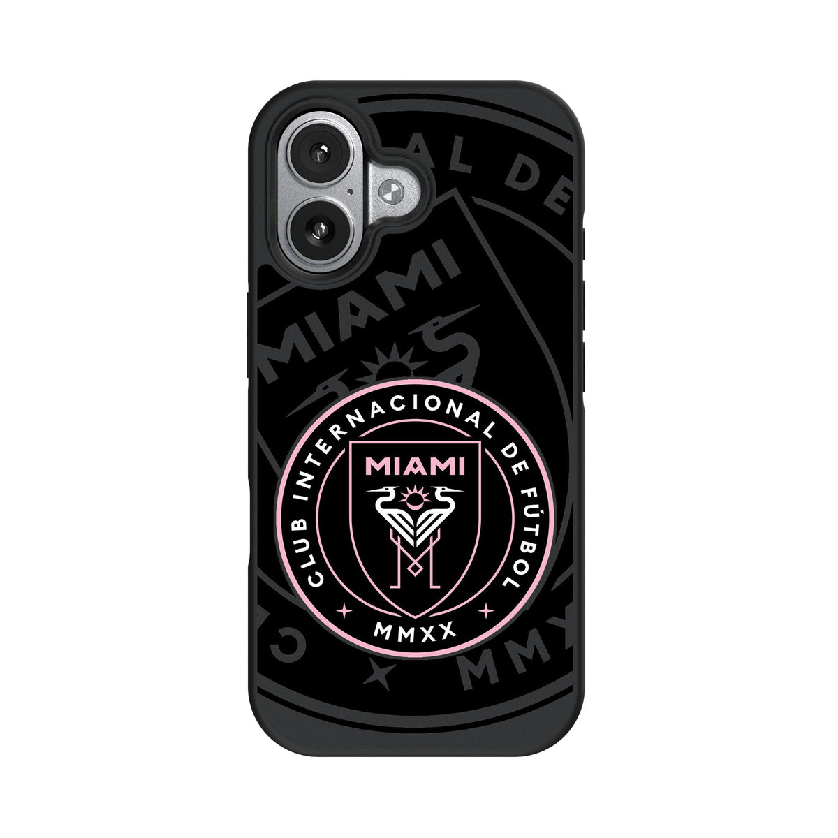 Inter Miami CF Monocolor Tilt Bump Phone Case for Apple iPhone 17 Series 4