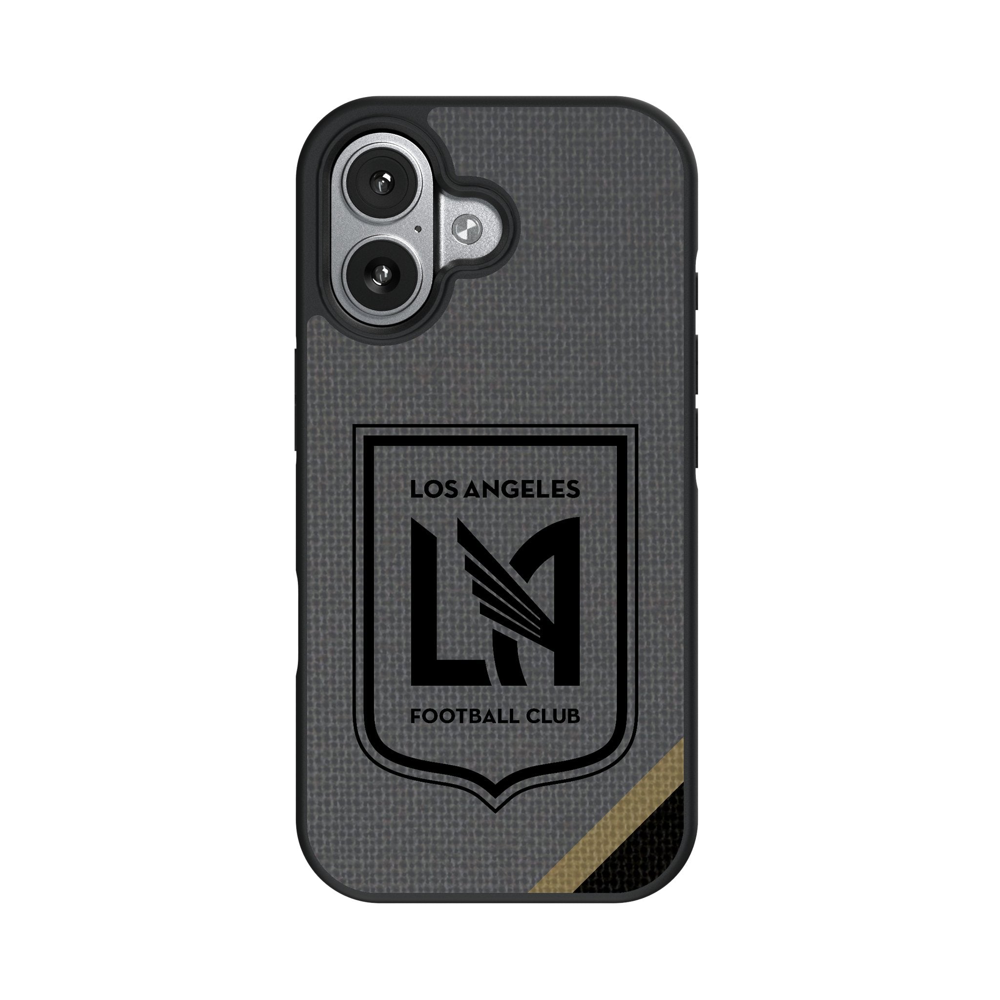 Los Angeles Football Club Diagonal Stripe Bump Phone Case for Apple iPhone 17 Series 4