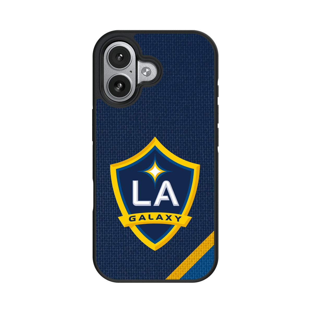 LA Galaxy Diagonal Stripe Bump Phone Case for Apple iPhone 17 Series 4