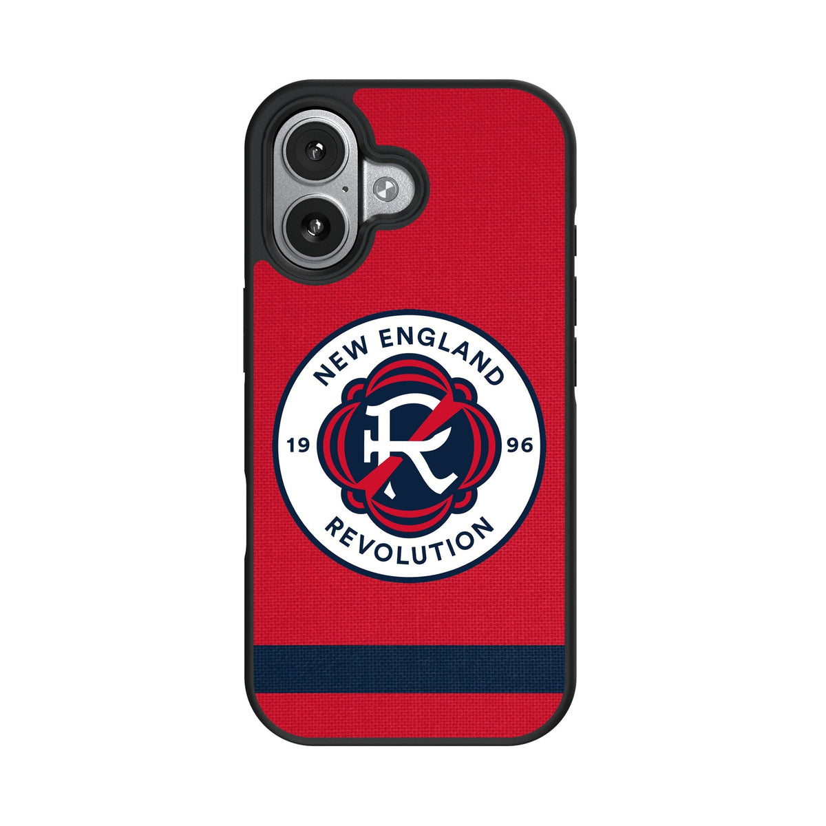 New England Revolution Stripe Bump Phone Case for Apple iPhone 17 Series 4