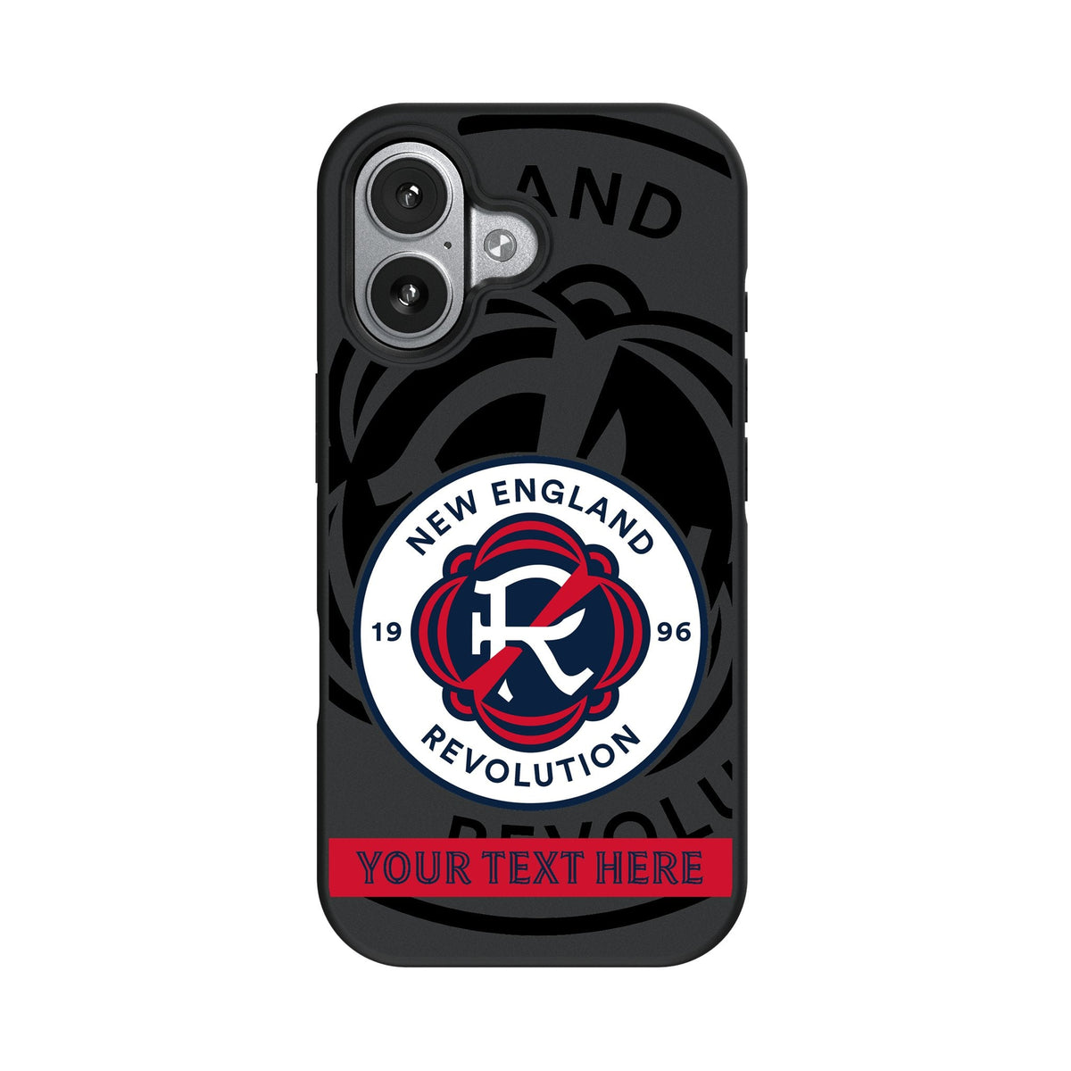 New England Revolution Personalized Tilt Bump Phone Case for Apple iPhone 17 Series 4