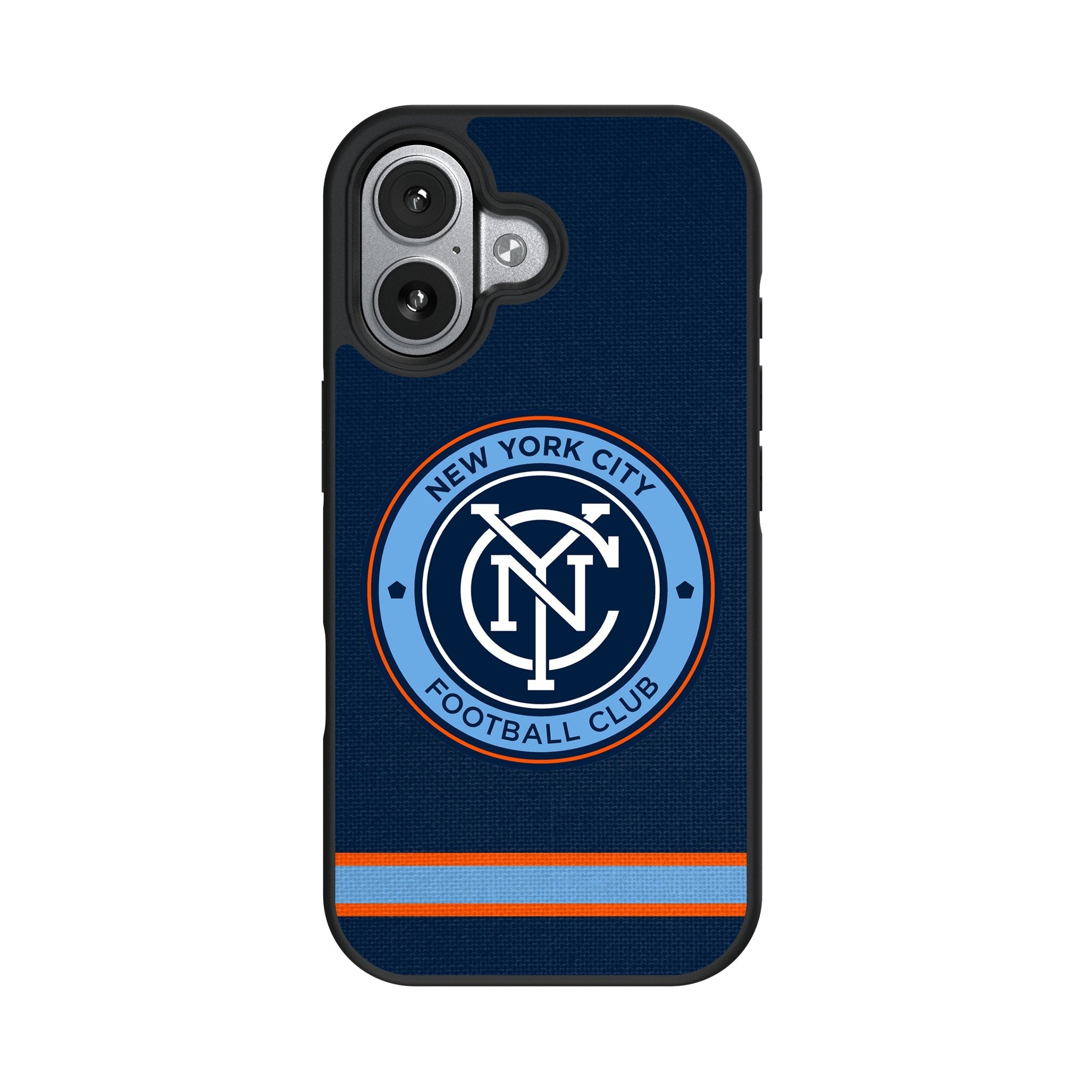 New York City FC Stripe Bump Phone Case for Apple iPhone 17 Series 4