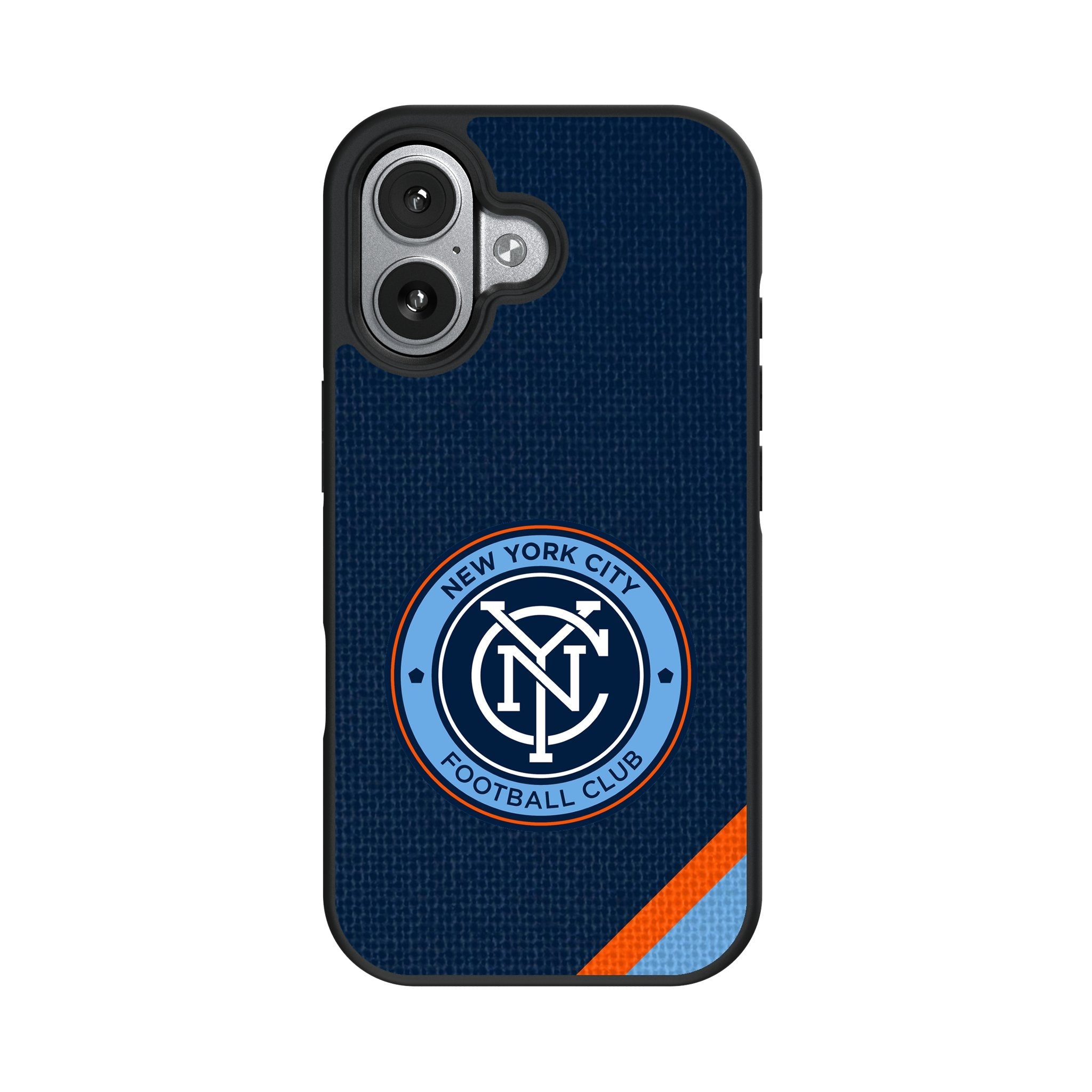 New York City FC Diagonal Stripe Bump Phone Case for Apple iPhone 17 Series 4