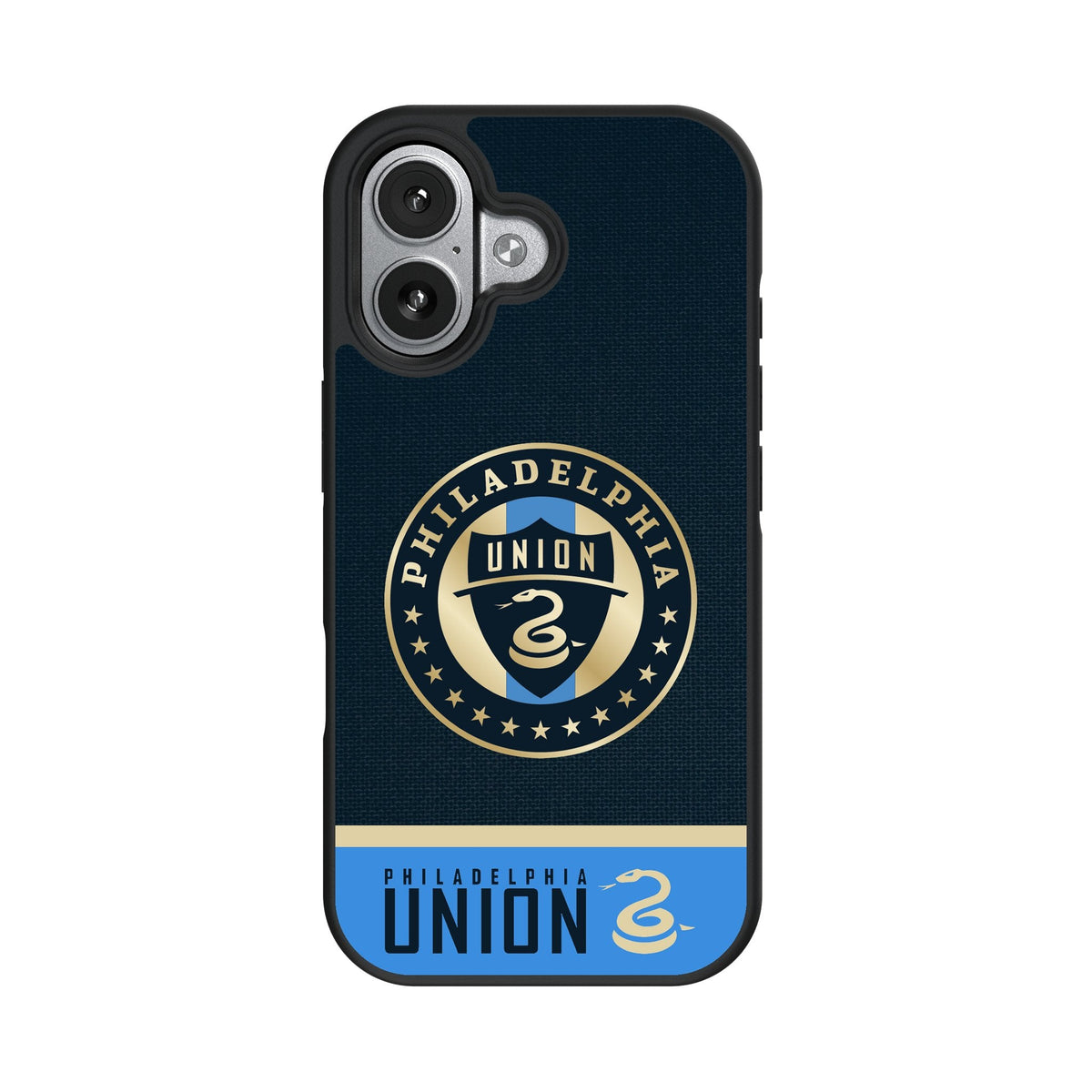 Philadelphia Union Endzone Solid Bump Phone Case for Apple iPhone 17 Series 4