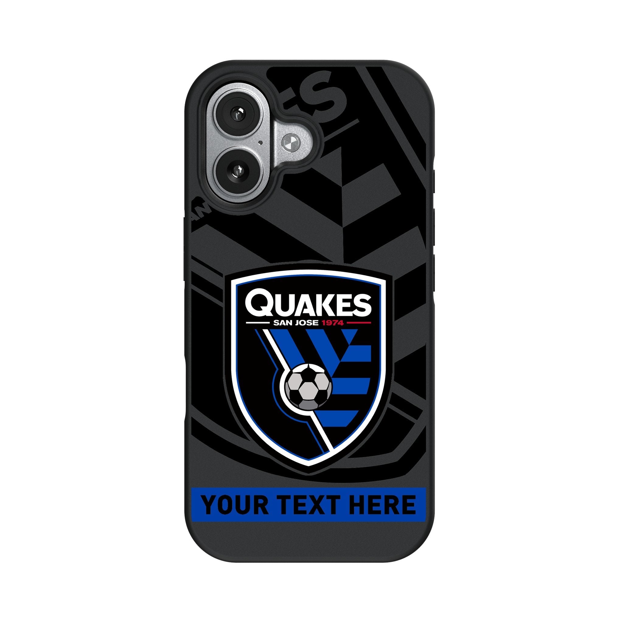 San Jose Earthquakes Personalized Tilt Bump Phone Case for Apple iPhone 17 Series 4