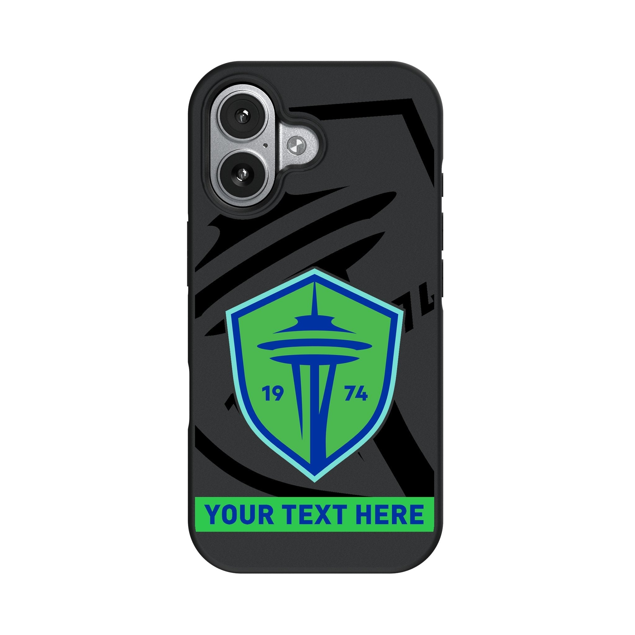 Seattle Sounders FC Personalized Tilt Bump Phone Case for Apple iPhone 17 Series 4